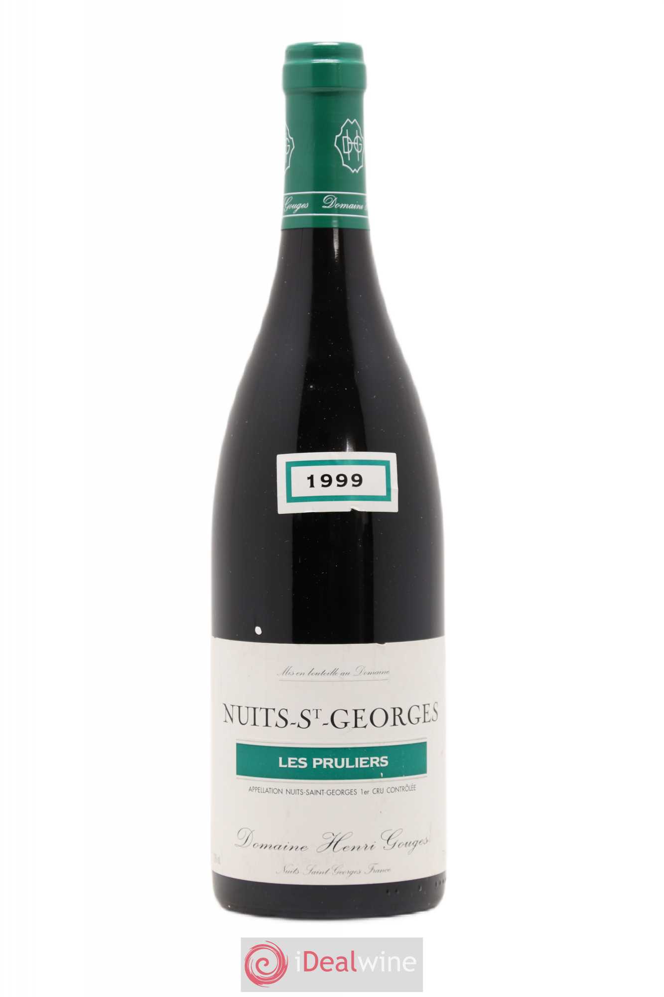 Nuits-Saint-Georges 1er Cru Les Pruliers Henri Gouges 1999 - Lot de 1 bouteille - 0