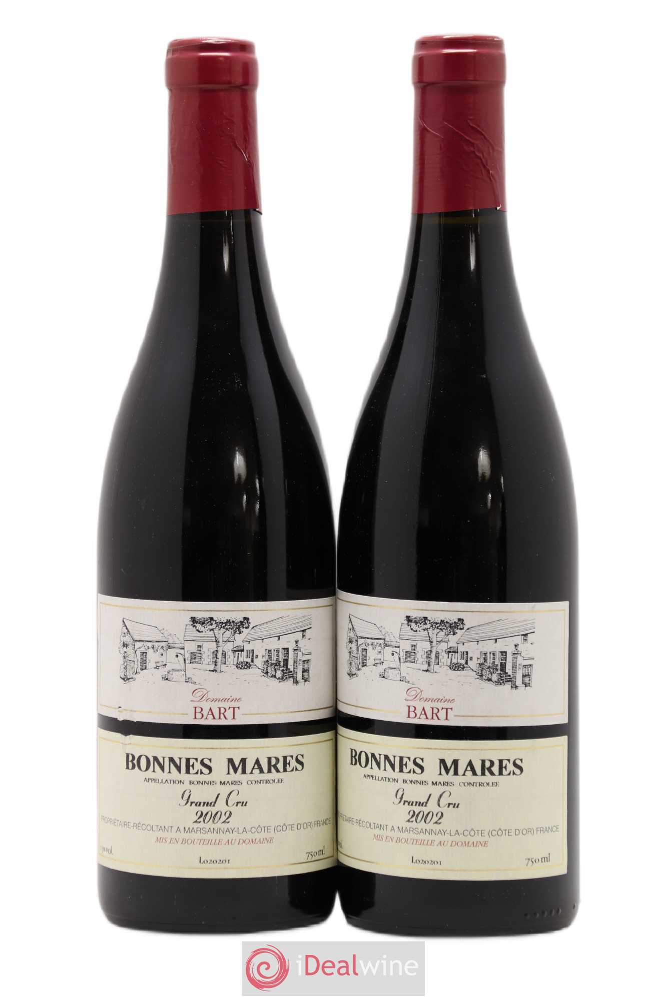 Bonnes-Mares Grand Cru Bart (Domaine) 2002 - Lot de 2 bouteilles - 0