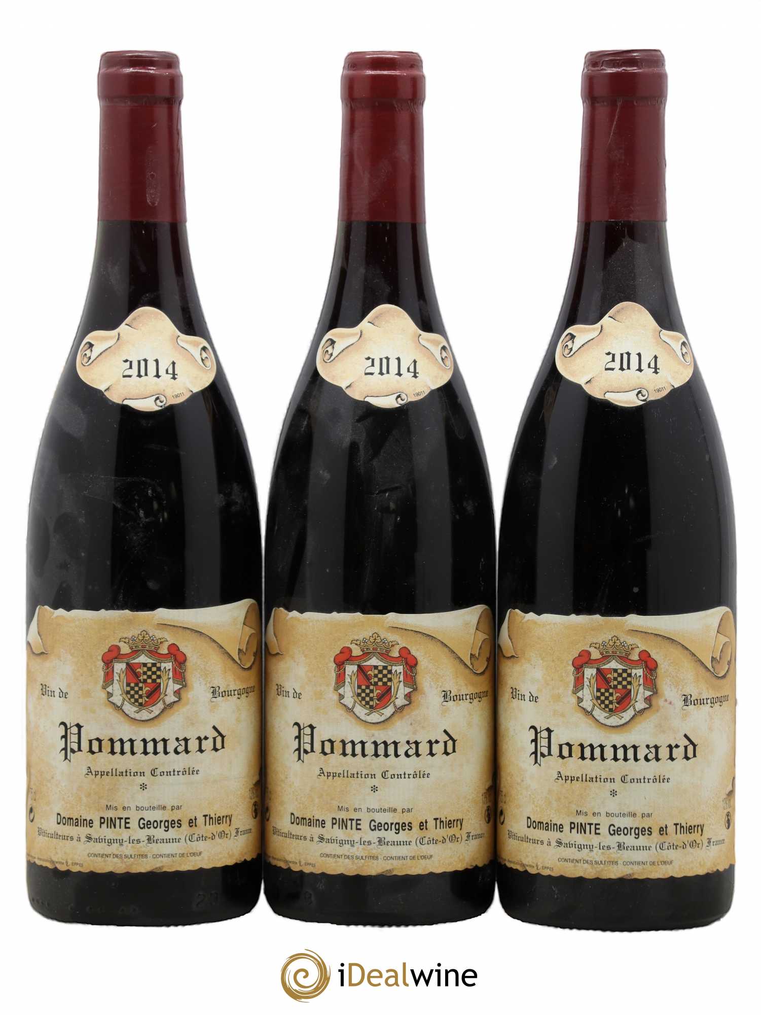 Pommard Domaine Pinte Georges & Thierry 2014 - Posten von 3 Flaschen - 0