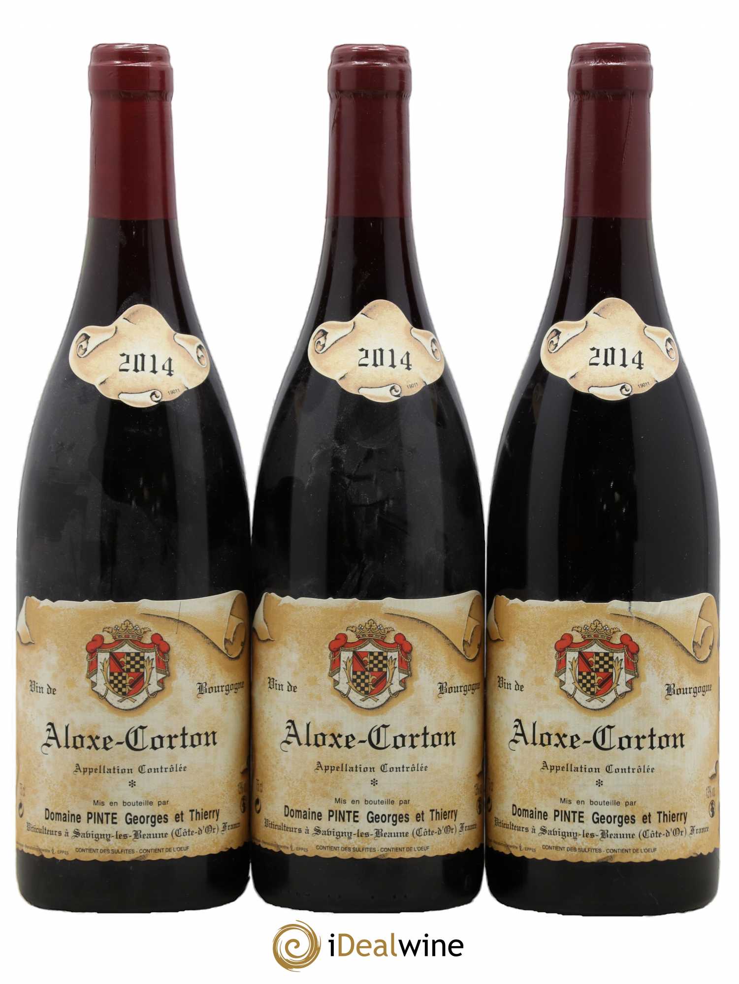 Aloxe-Corton Domaine Pinte Georges & Thierry 2014 - Posten von 3 Flaschen - 0