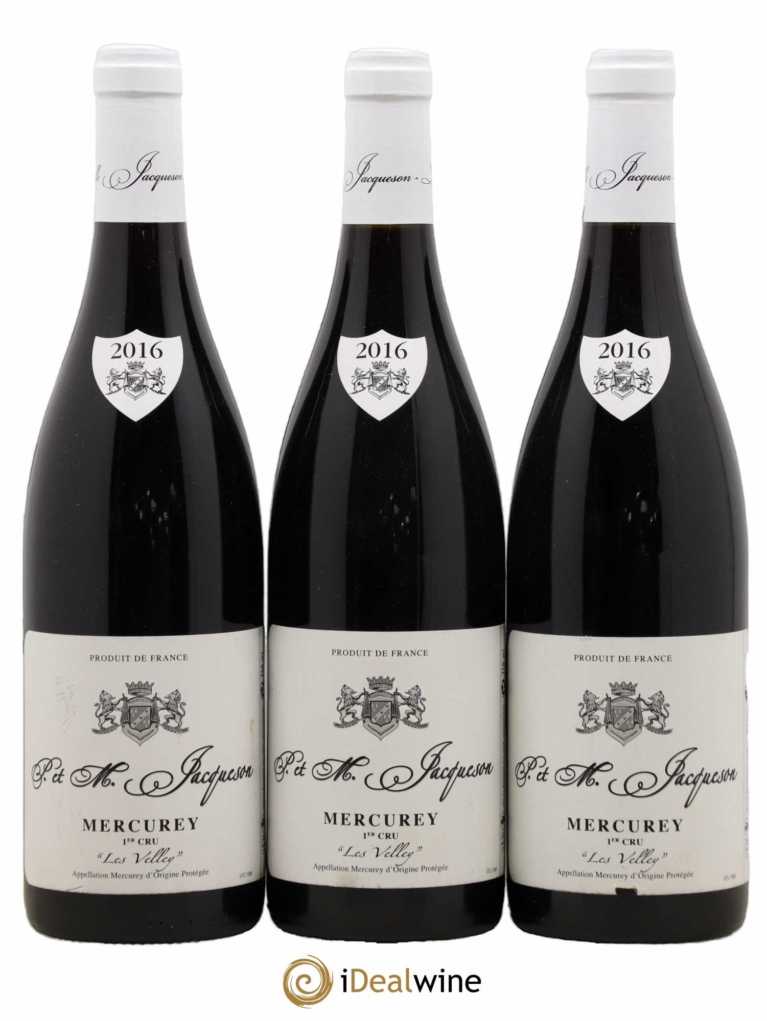 Mercurey 1er Cru Les Velley Jacqueson 2016 - Posten von 3 Flaschen - 0