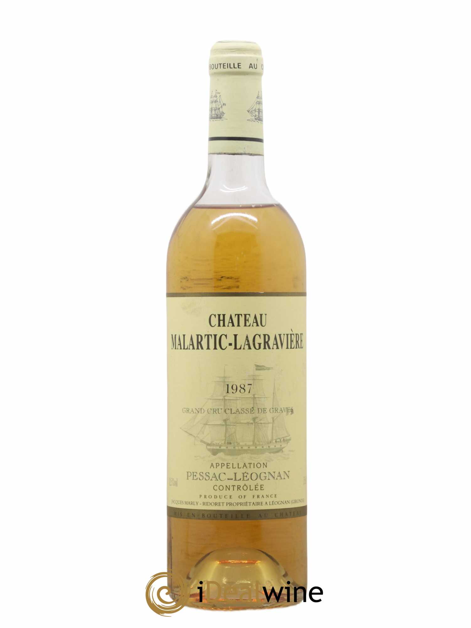Château Malartic-Lagravière Cru Classé de Graves 1987 - Lot de 1 bouteille - 0