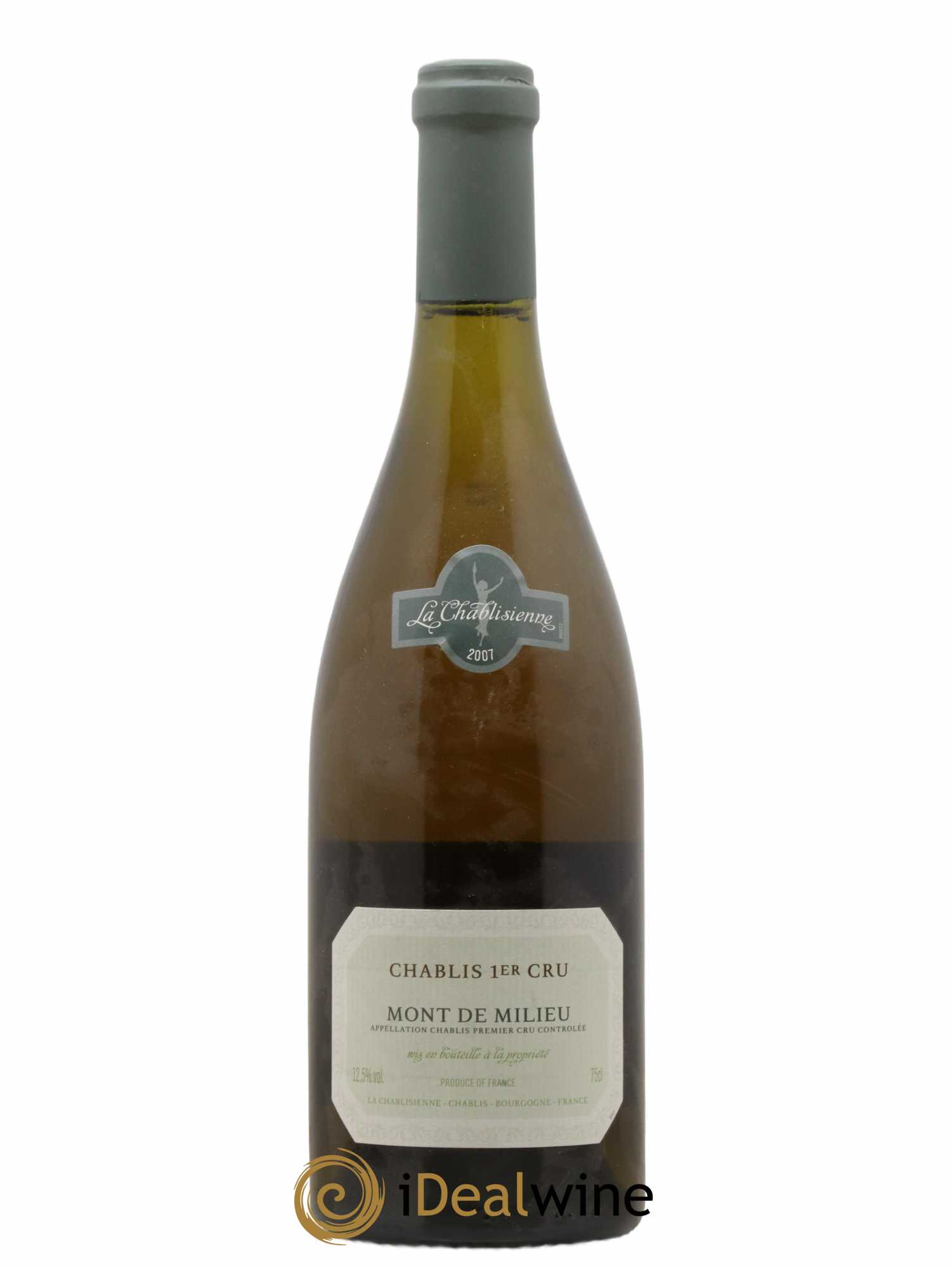 Chablis 1er Cru Mont De Milieu La Chablisienne 2007 - Lot de 1 bouteille - 0