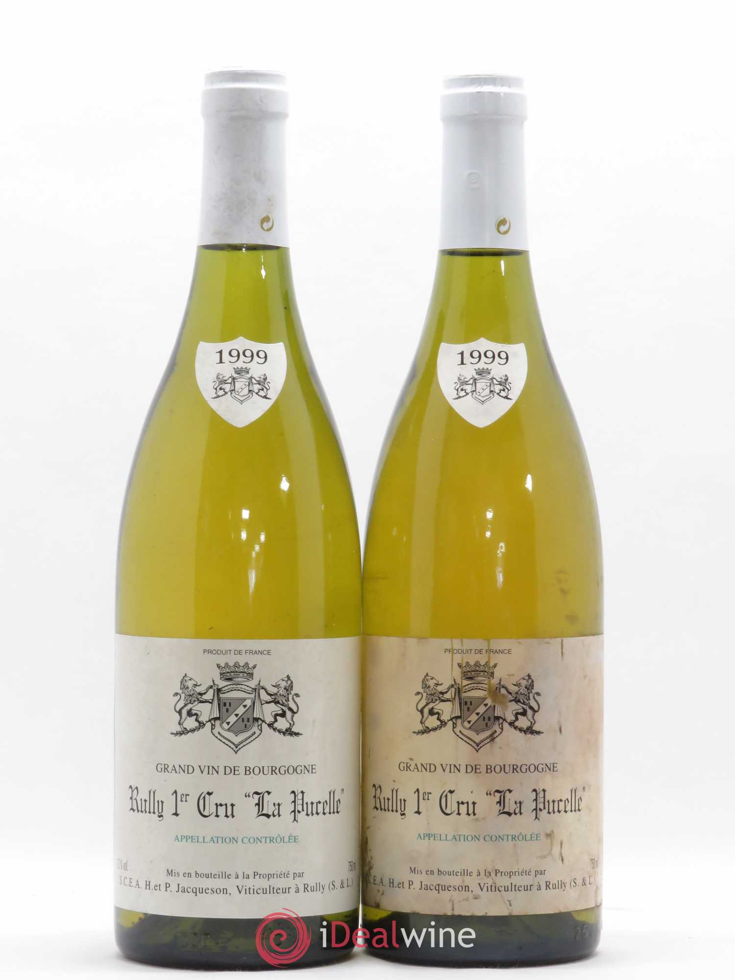 Rully 1er Cru La Pucelle H&P Jacquesson 1999 - Posten von 2 Flaschen - 0