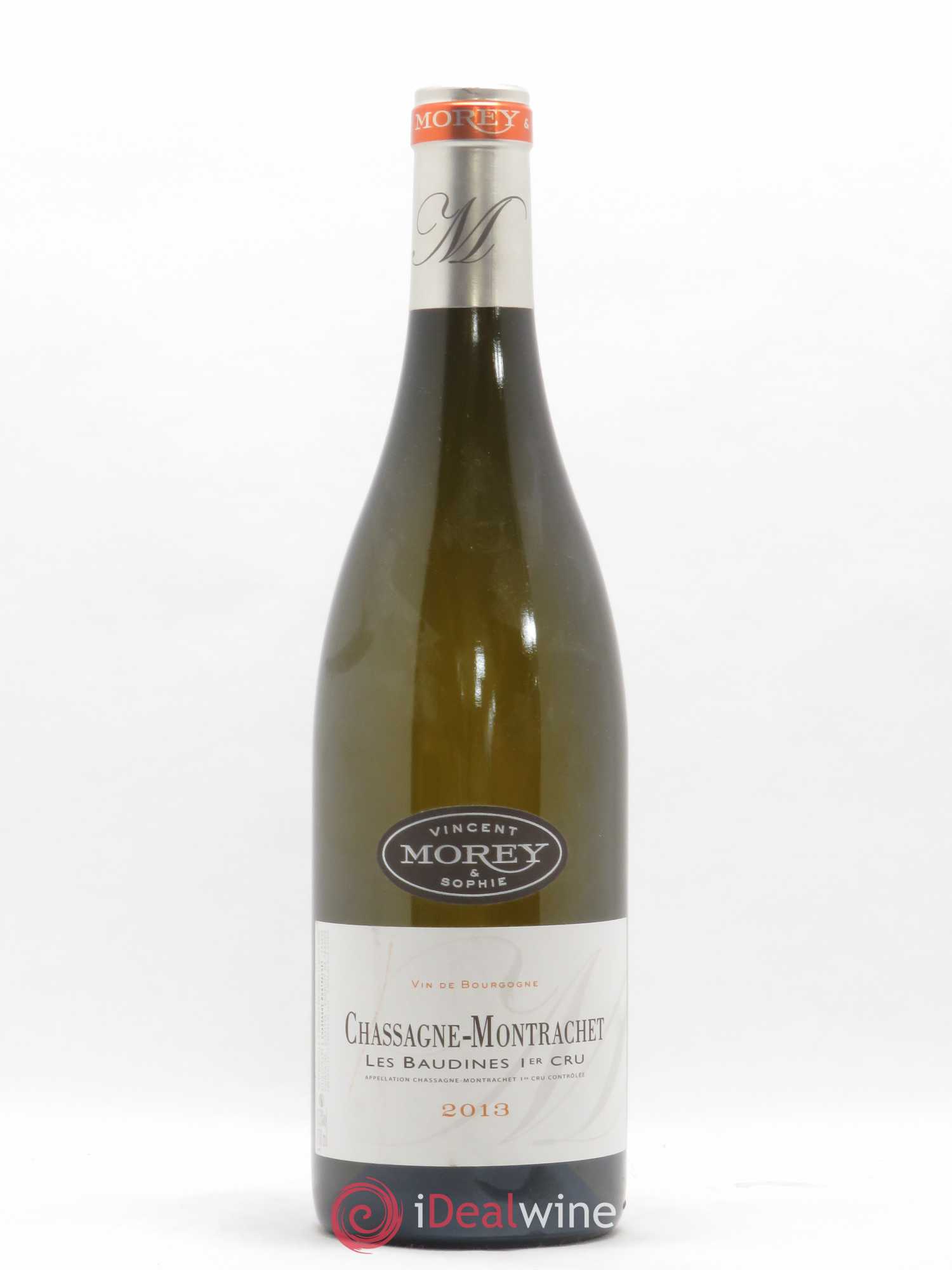 Chassagne-Montrachet 1er Cru Les Baudines Vincent & Sophie Morey 2013 - Posten von 1 Flasche - 0