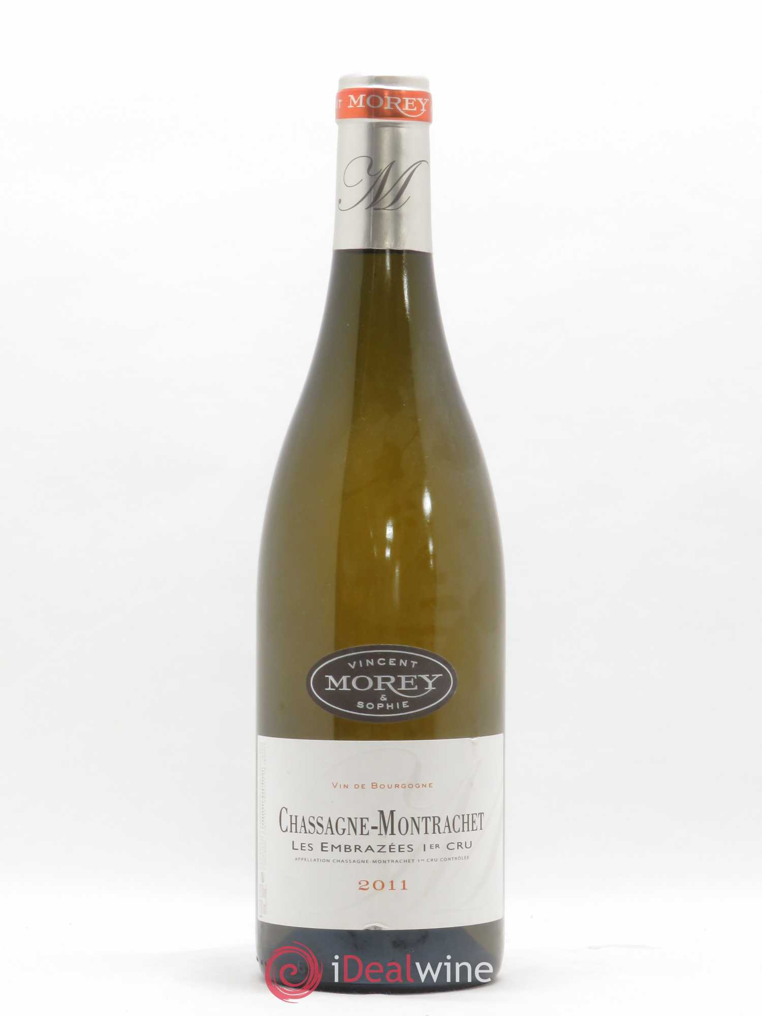 Chassagne-Montrachet 1er Cru Les Embrazées Vincent & Sophie Morey 2011 - Lotto di 1 bottiglia - 0