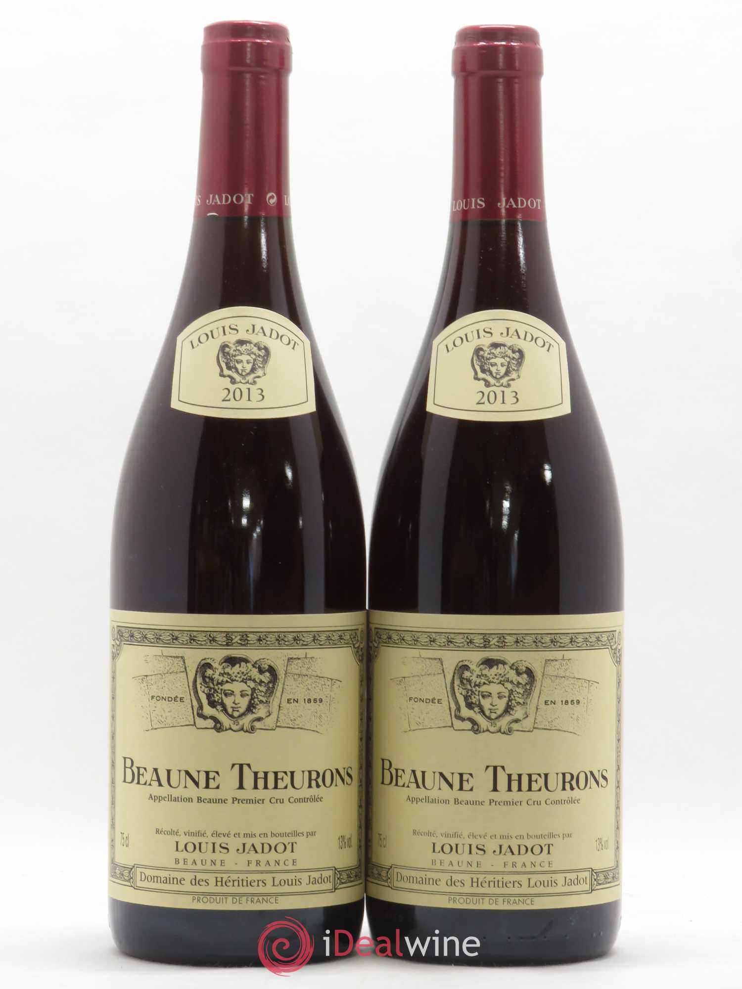 Beaune 1er Cru Theurons Louis Jadot 2013 - Posten von 2 Flaschen - 0
