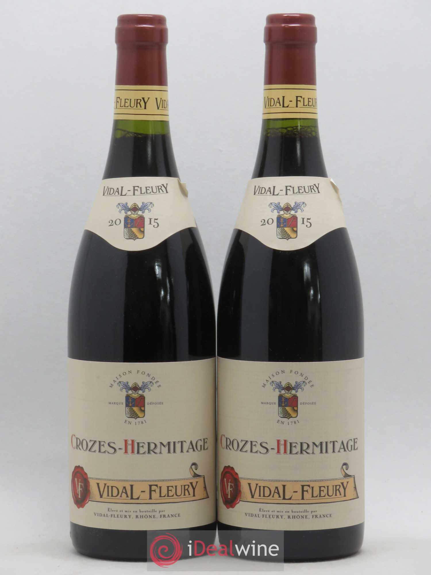 Crozes-Hermitage Vidal Fleury 2015 - Lot de 2 bouteilles - 0
