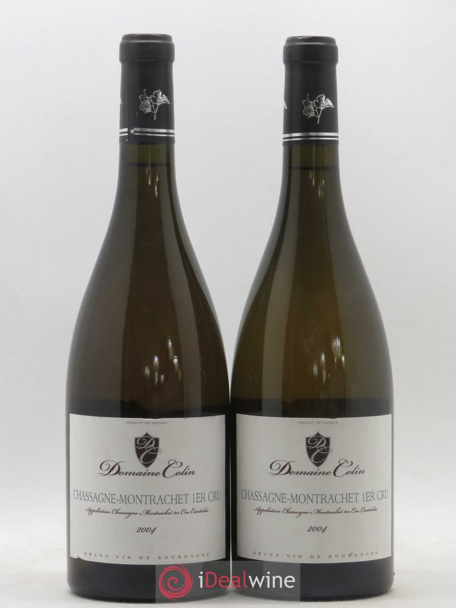Chassagne-Montrachet 1er Cru Domaine Colin 2004 - Lot de 2 bouteilles - 0
