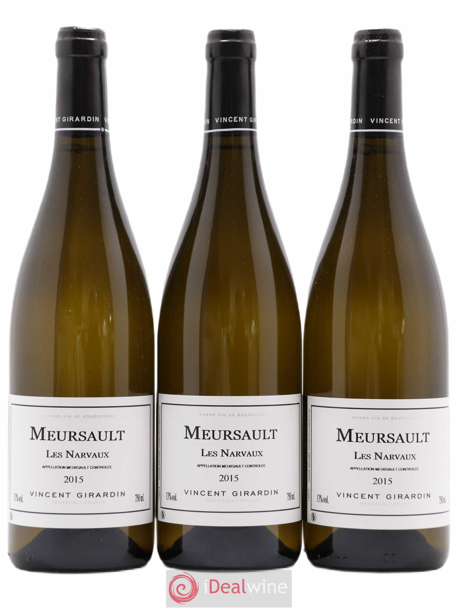 Meursault Les Narvaux Vincent Girardin (Domaine) 2015 - Lot de 3 bouteilles - 0