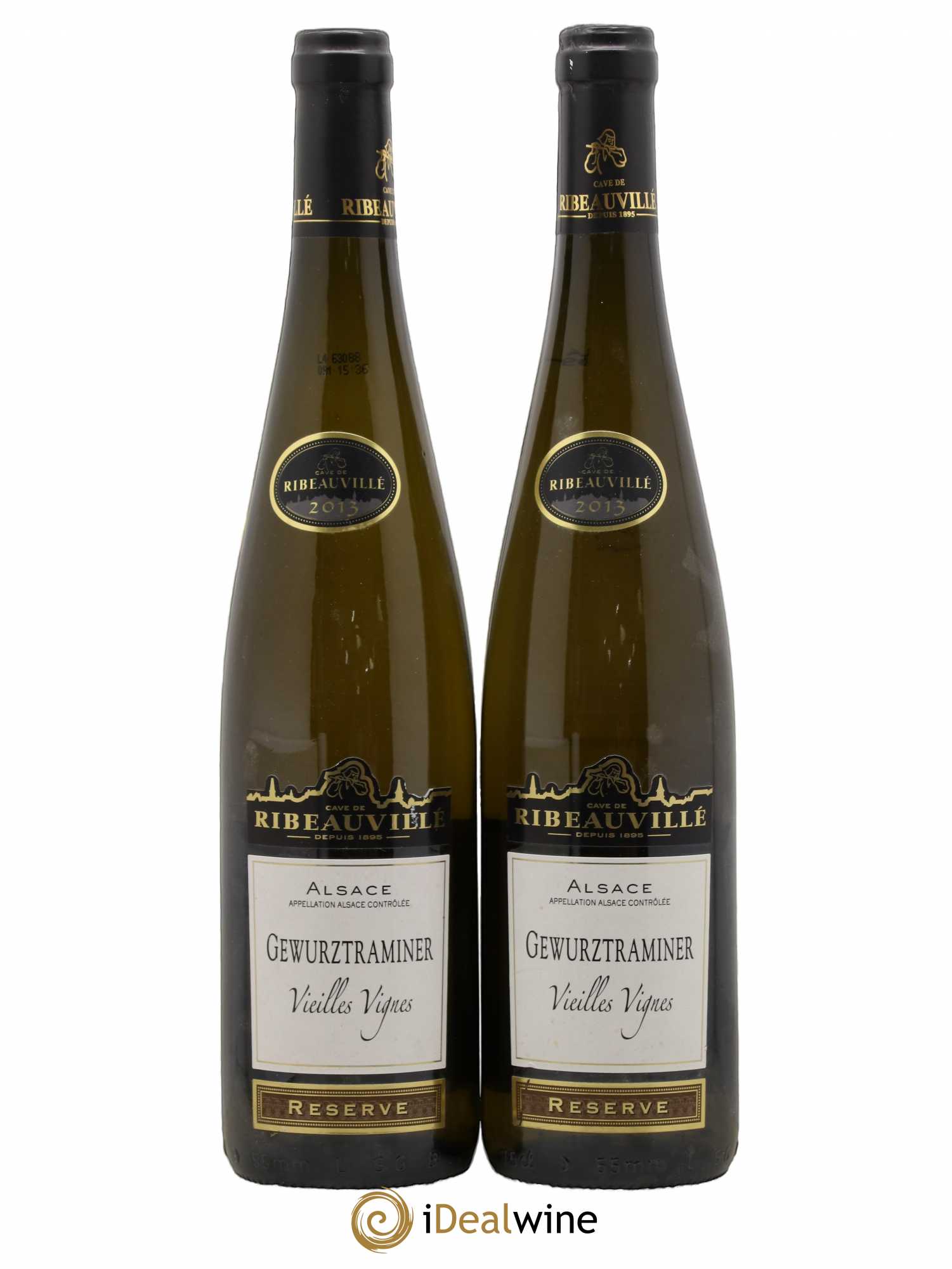 Gewurztraminer Vieilles Vignes Reserve Cave de Ribeauvillé 2013 - Posten von 2 Flaschen - 0