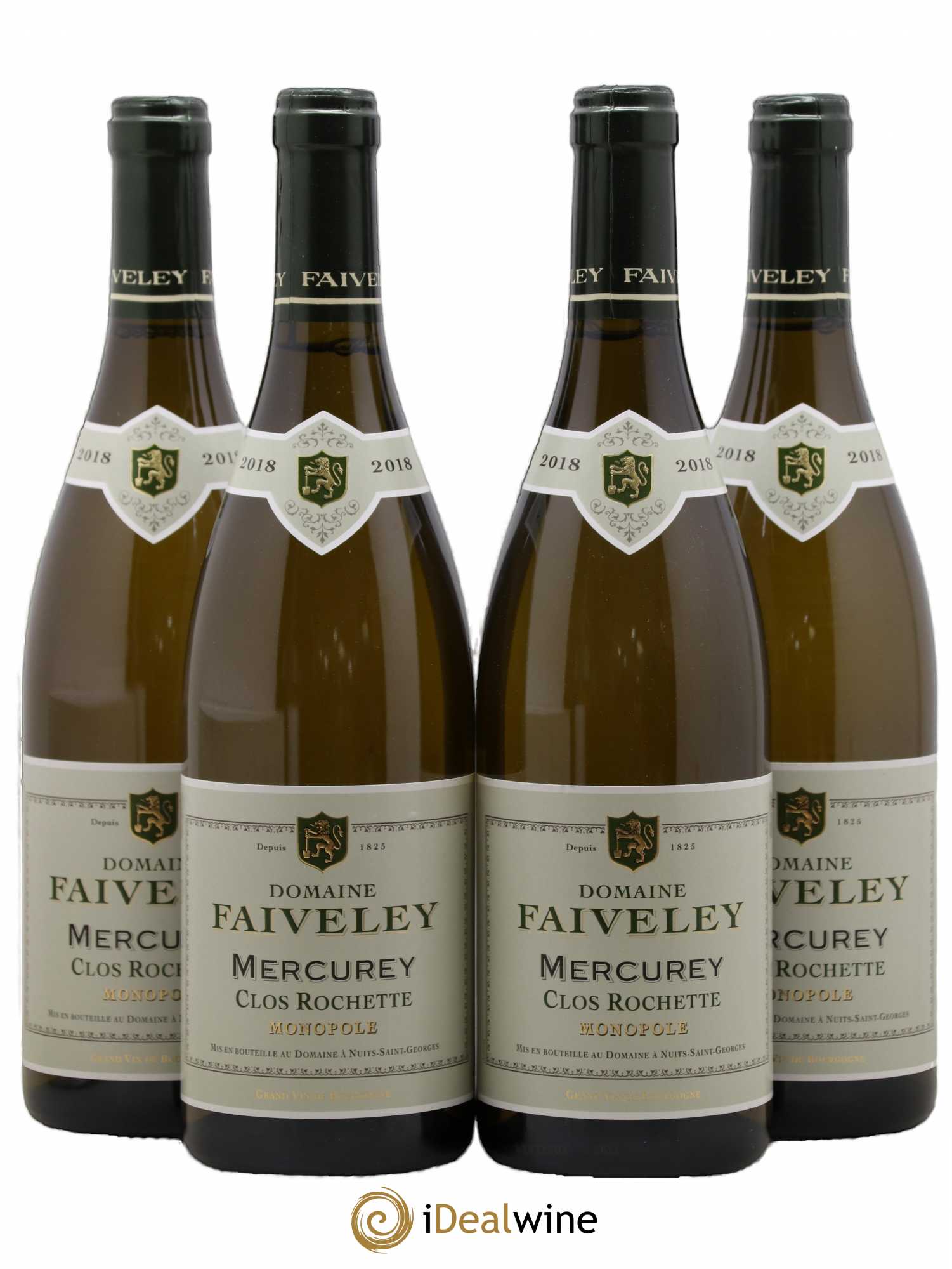 Mercurey Clos Rochette domaine Faiveley 2018 - Posten von 4 Flaschen - 0