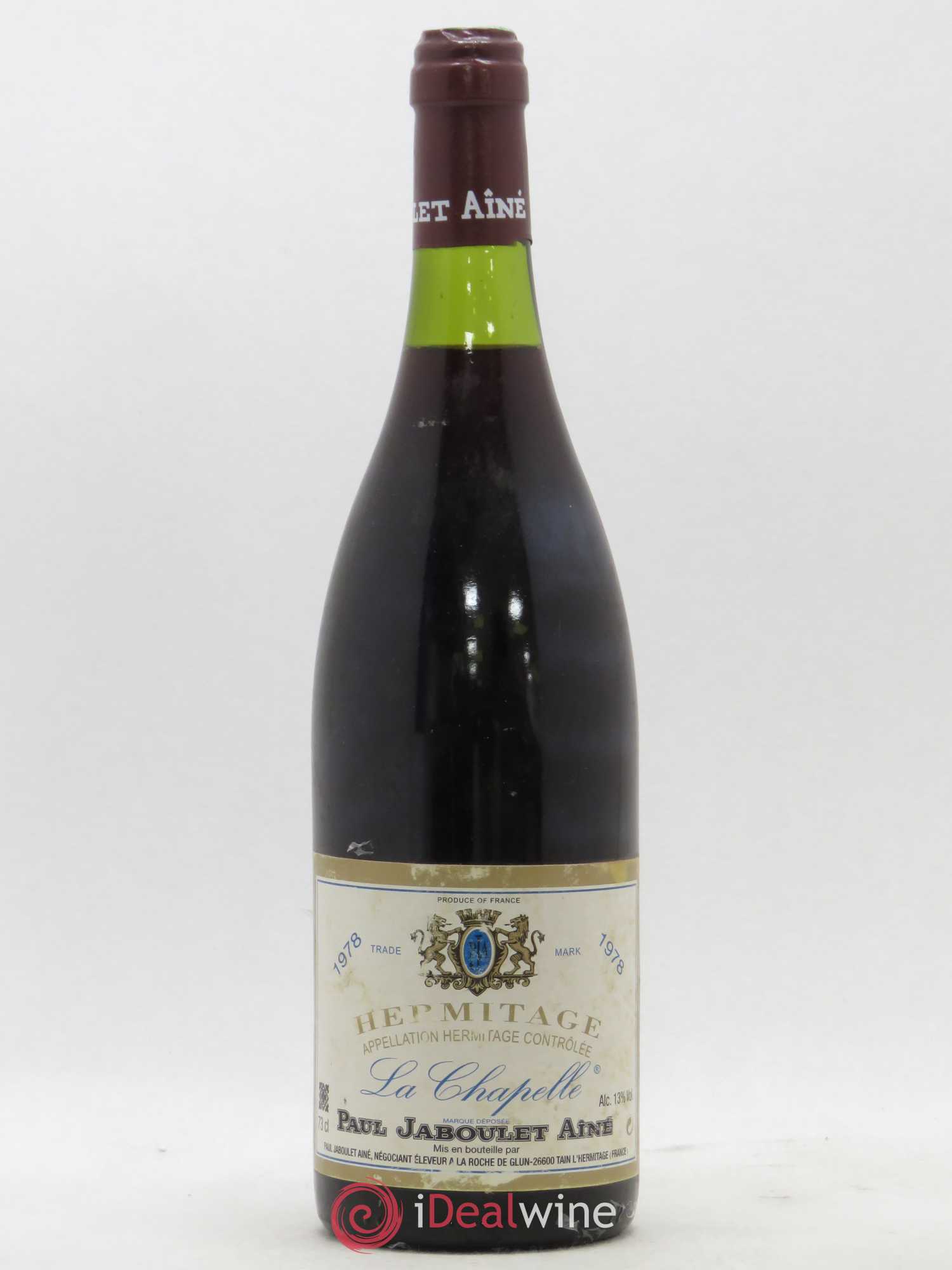 Hermitage La Chapelle Paul Jaboulet Ainé 1978 - Lot de 1 bouteille - 0