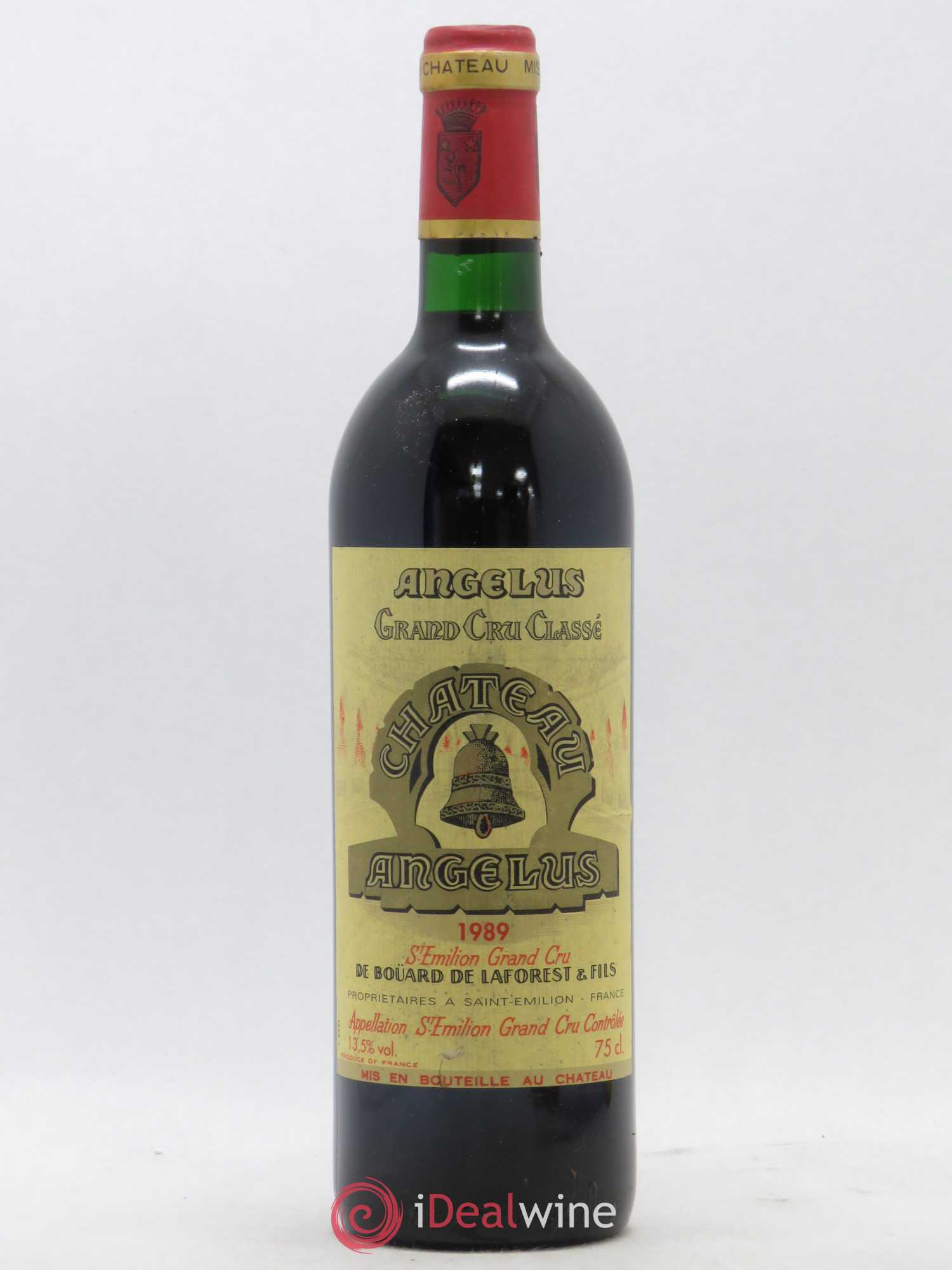 Château Angélus 1er Grand Cru Classé A 1989 - Lot de 1 bouteille - 0