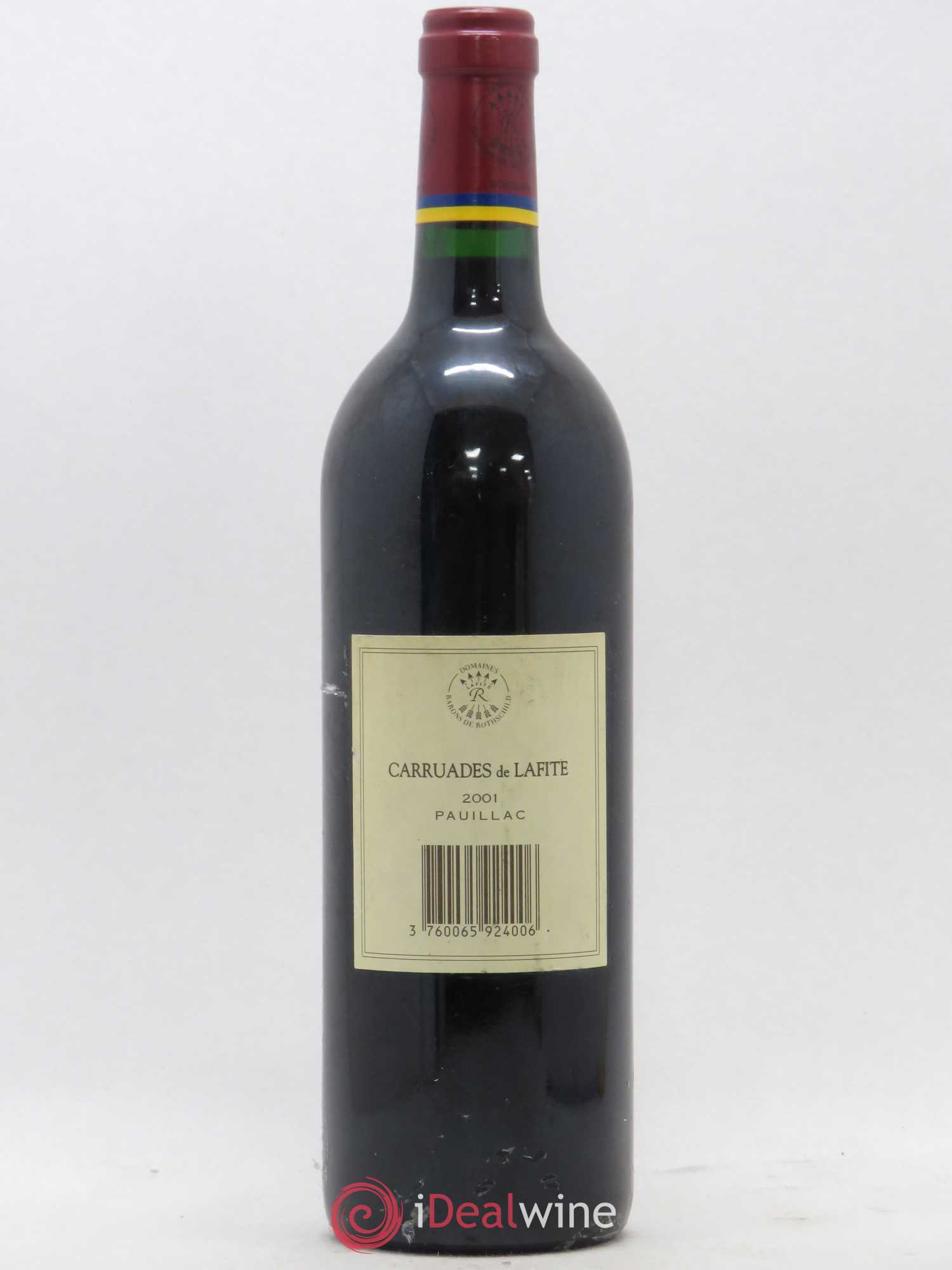 Carruades de Lafite Rothschild Second Vin 2001 - Lot de 1 bouteille - 1