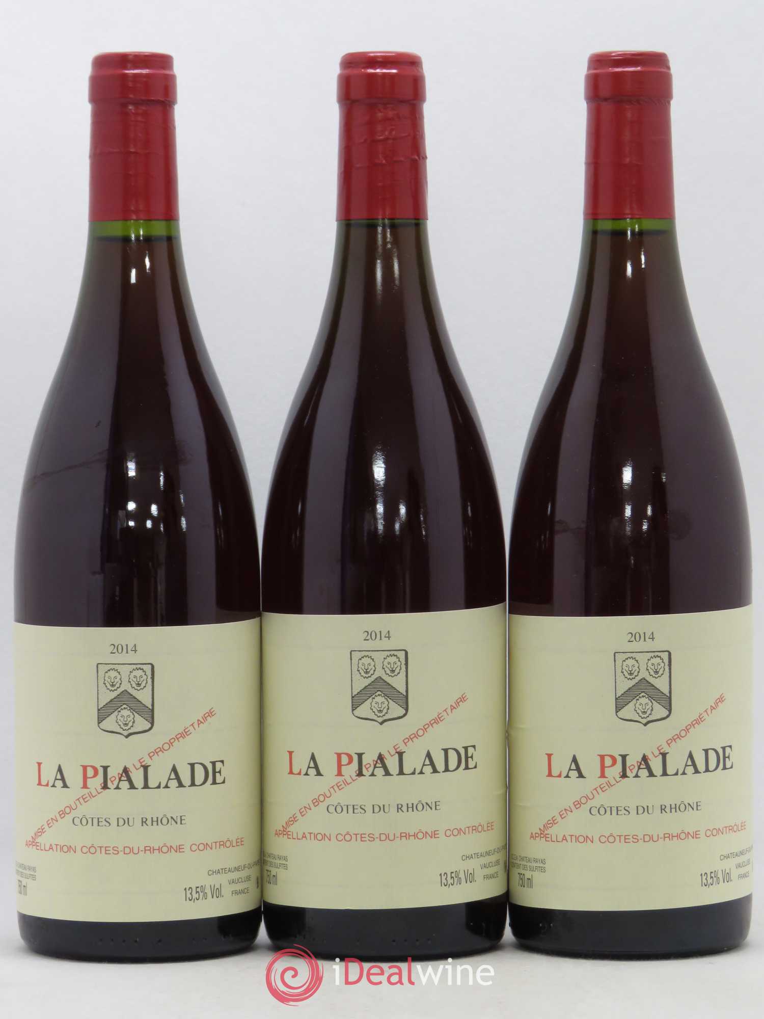 Côtes-du-Rhône La Pialade Emmanuel Reynaud 2014 - Lot de 3 bouteilles - 0