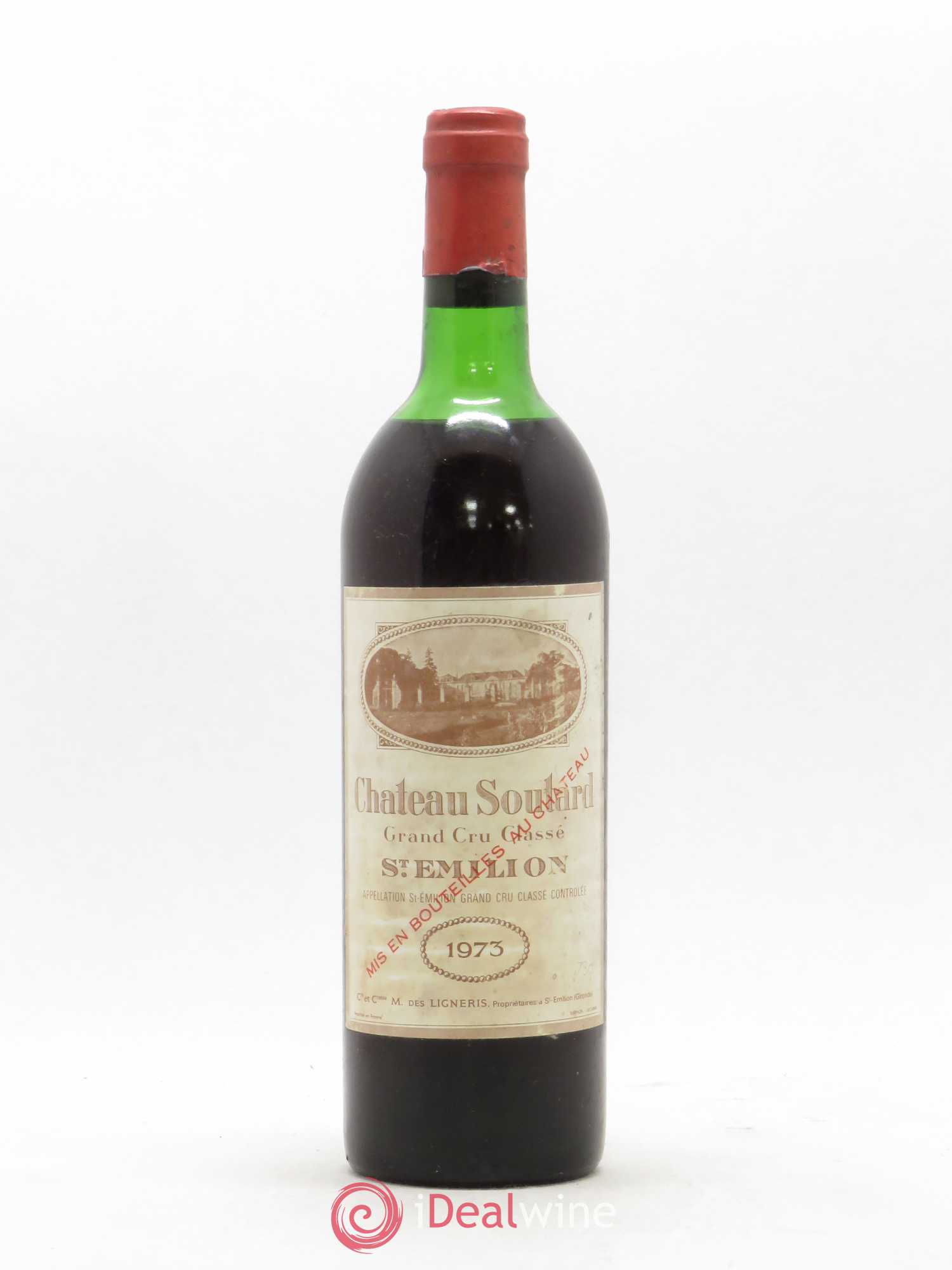 Château Soutard Grand Cru Classé 1973 - Lot de 1 bouteille - 0