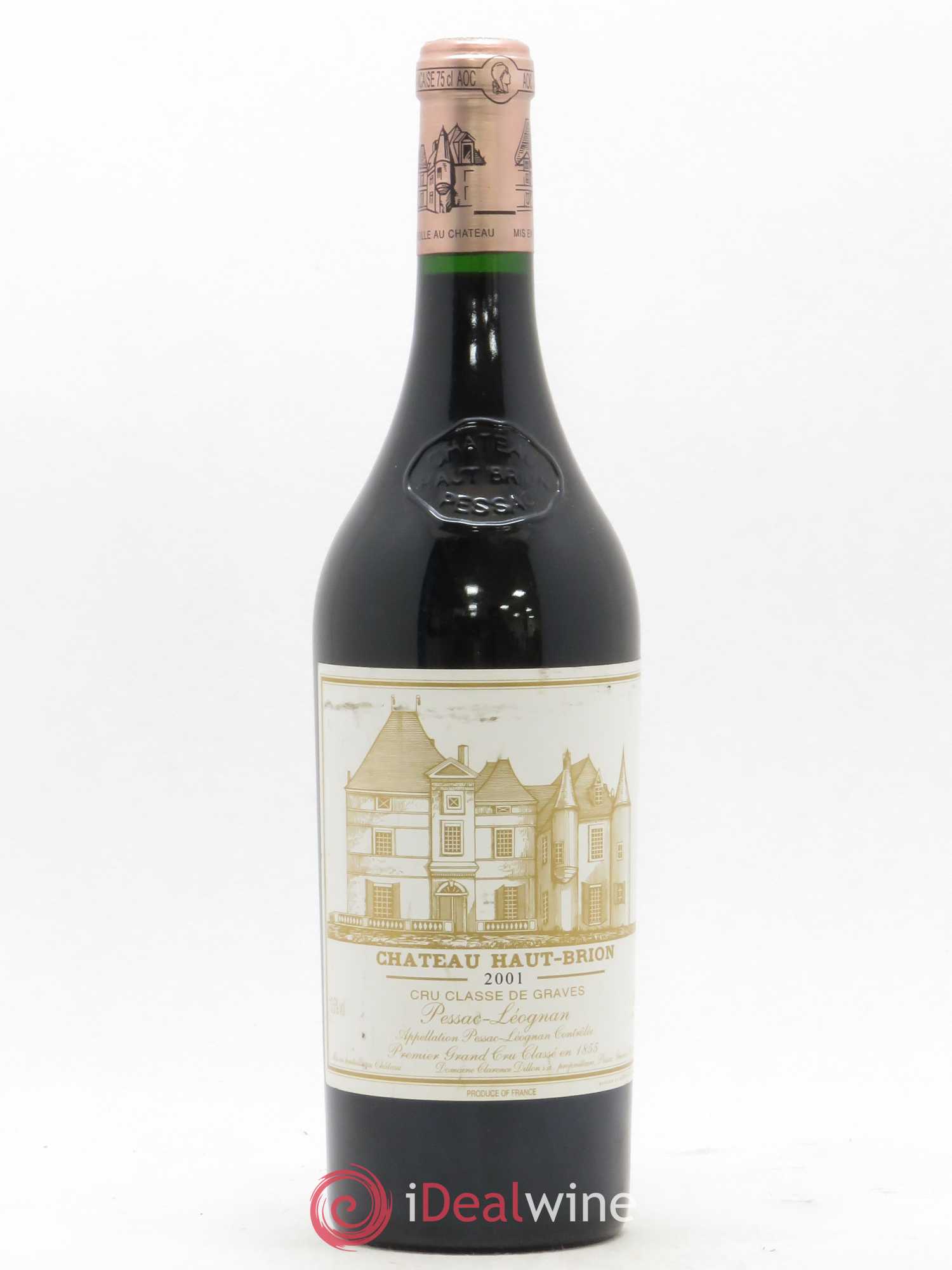 Château Haut Brion 1er Grand Cru Classé 2001 - Lot de 1 bouteille - 0