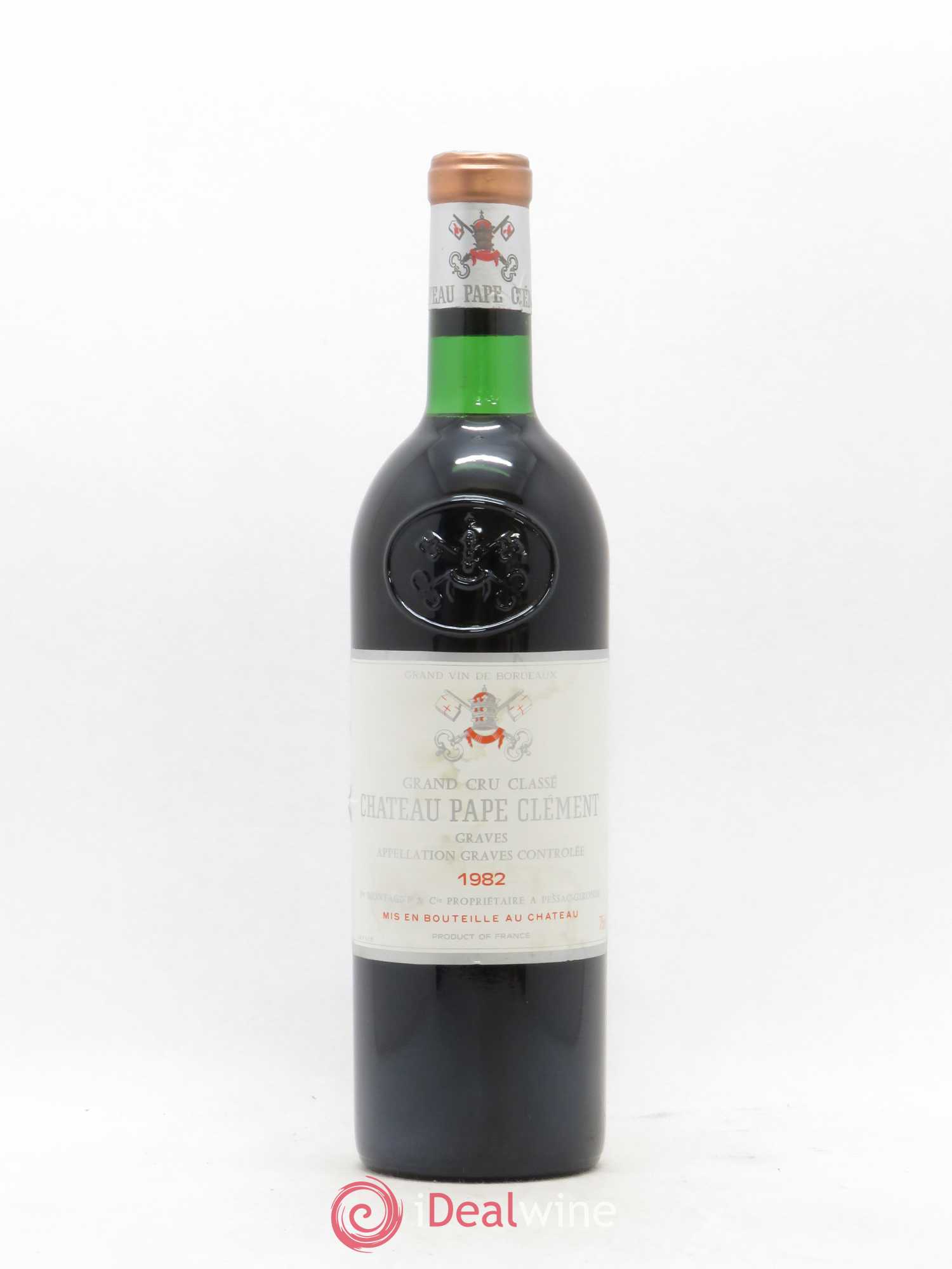 Château Pape Clément Cru Classé de Graves 1982 - Lot de 1 bouteille - 0
