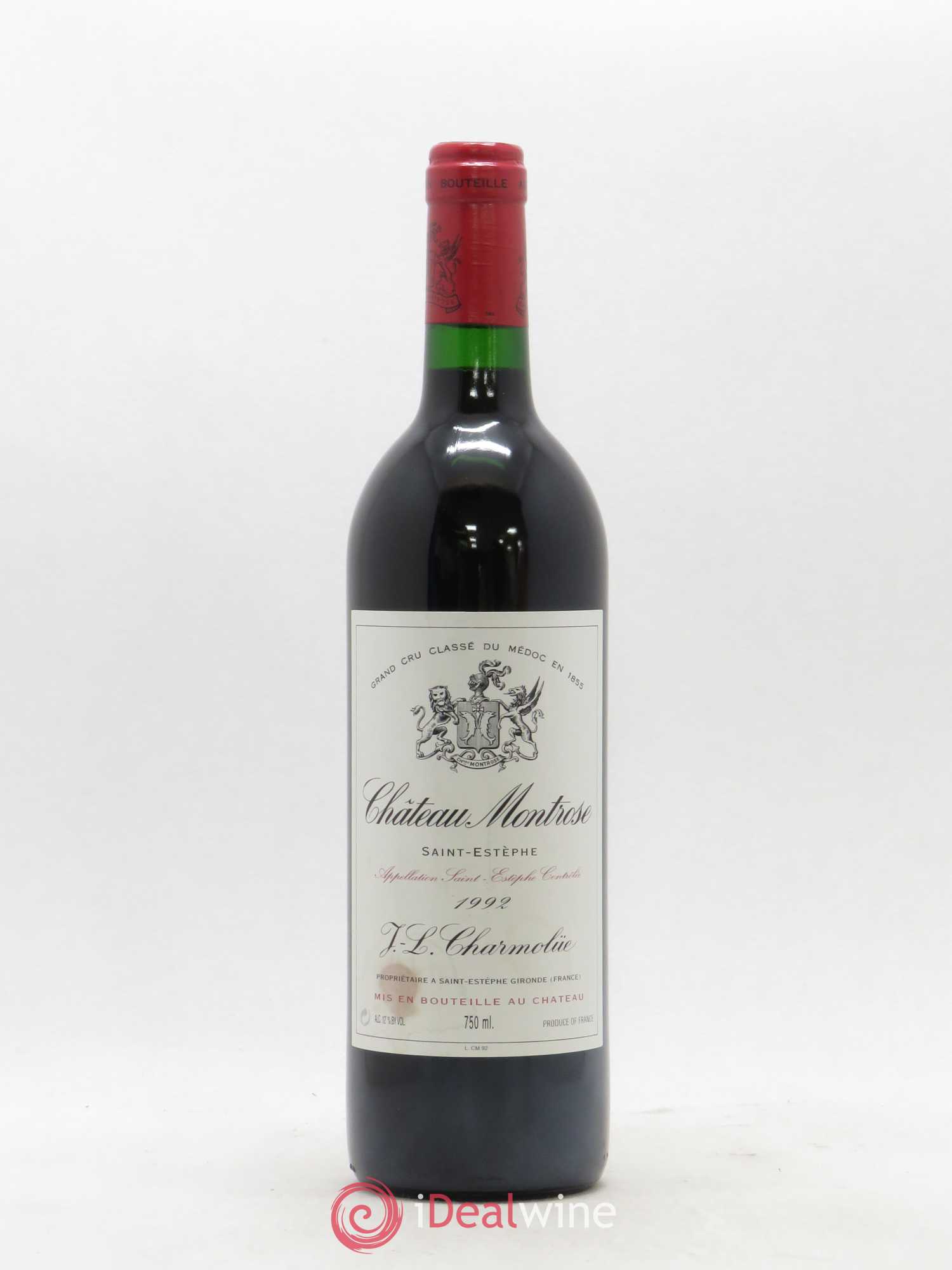 Château Montrose 2ème Grand Cru Classé 1992 - Lot de 1 bouteille - 0