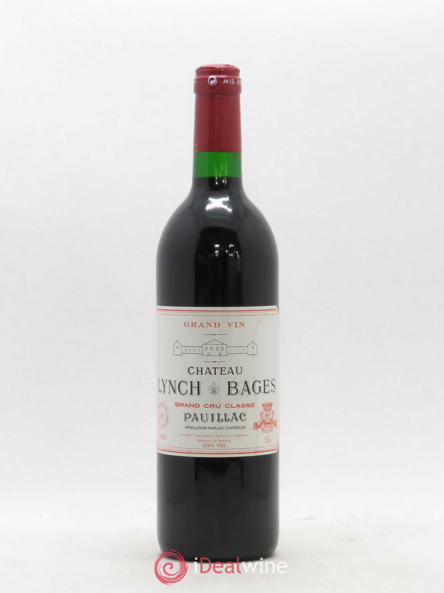 Château Lynch Bages 5ème Grand Cru Classé 1994 - Lot de 1 bouteille - 0