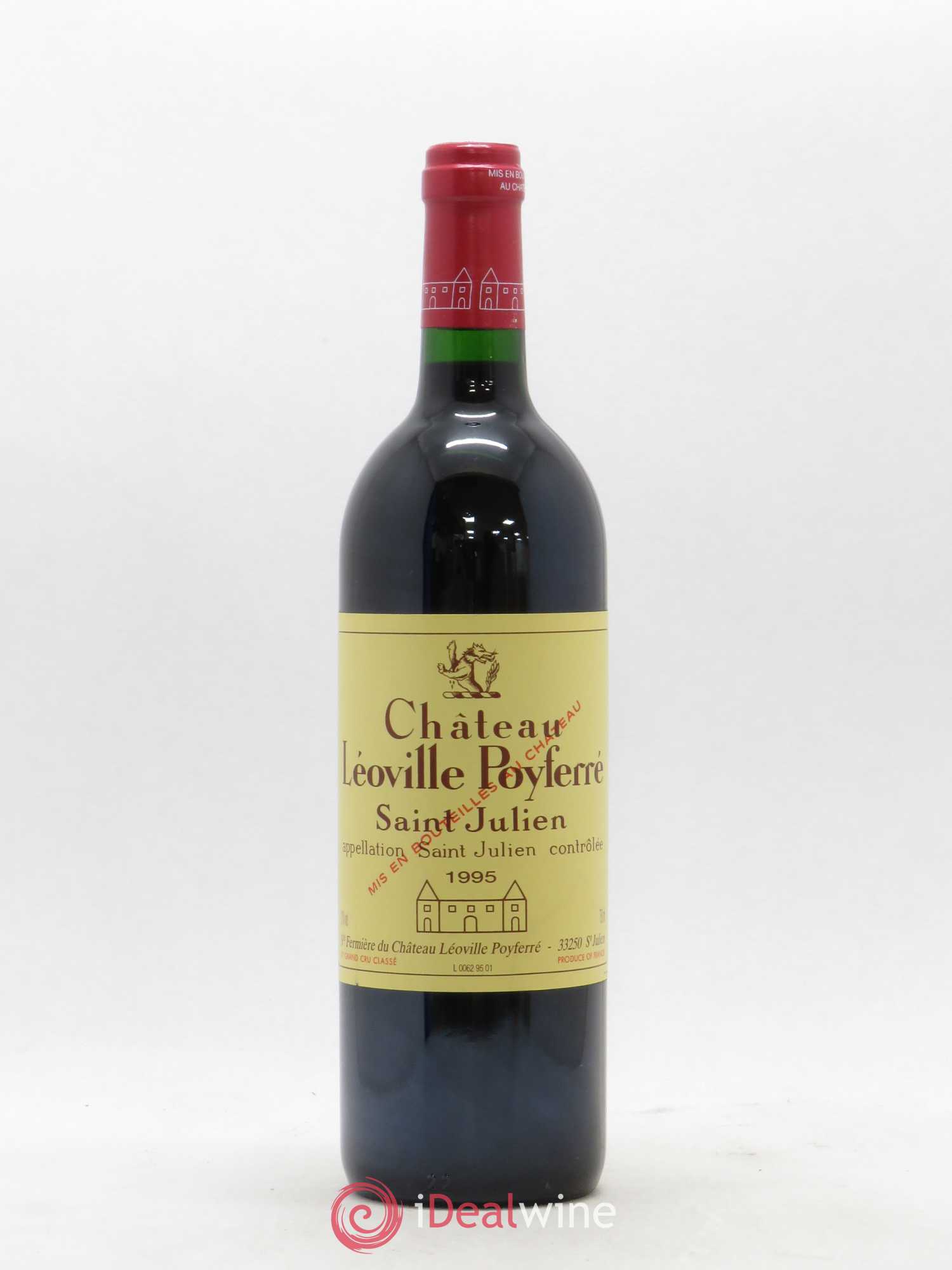 Château Léoville Poyferré 2ème Grand Cru Classé 1995 - Lot de 1 bouteille - 0