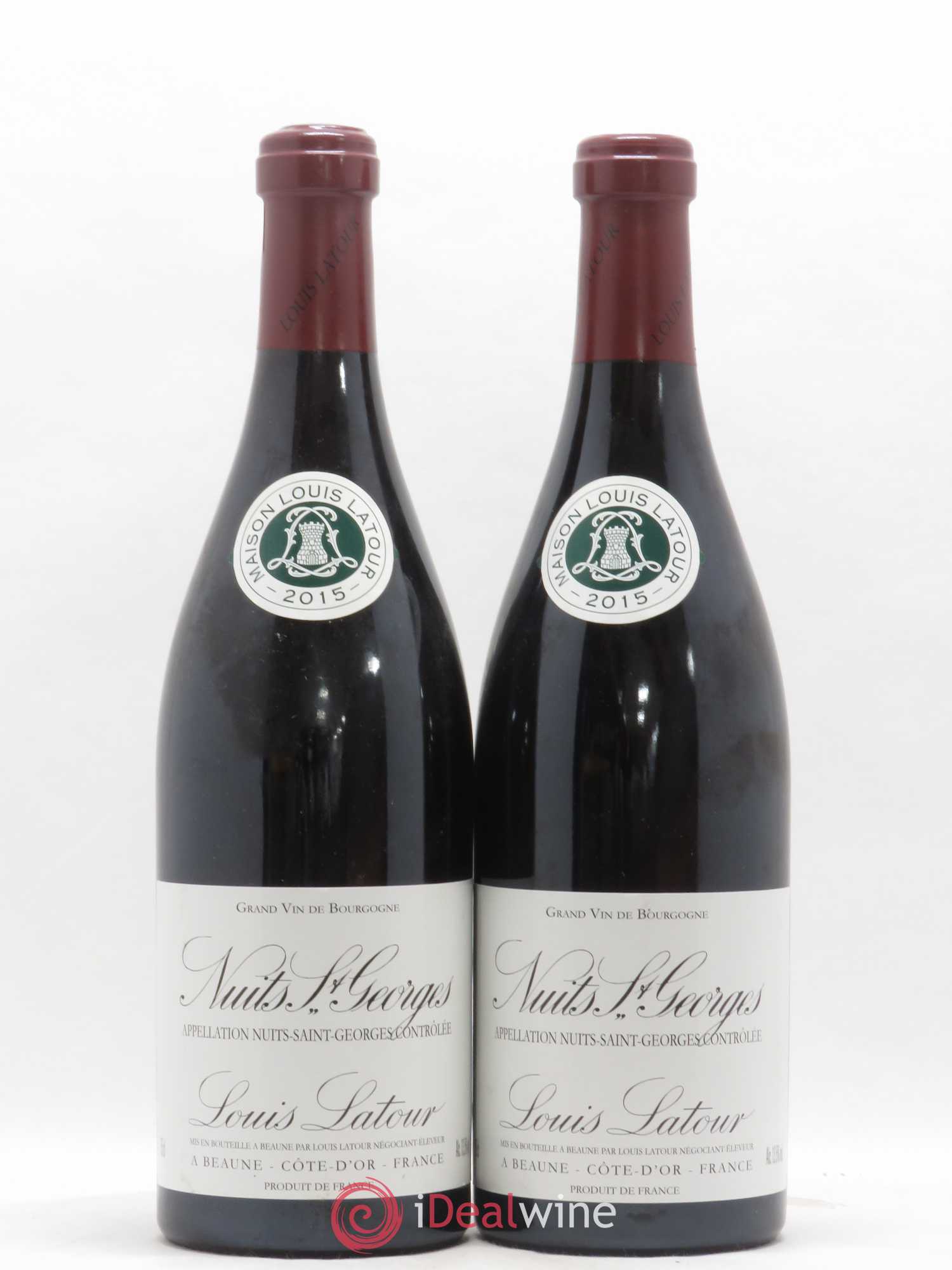 Nuits-Saint-Georges Louis Latour 2015 - Lot de 2 bouteilles - 0