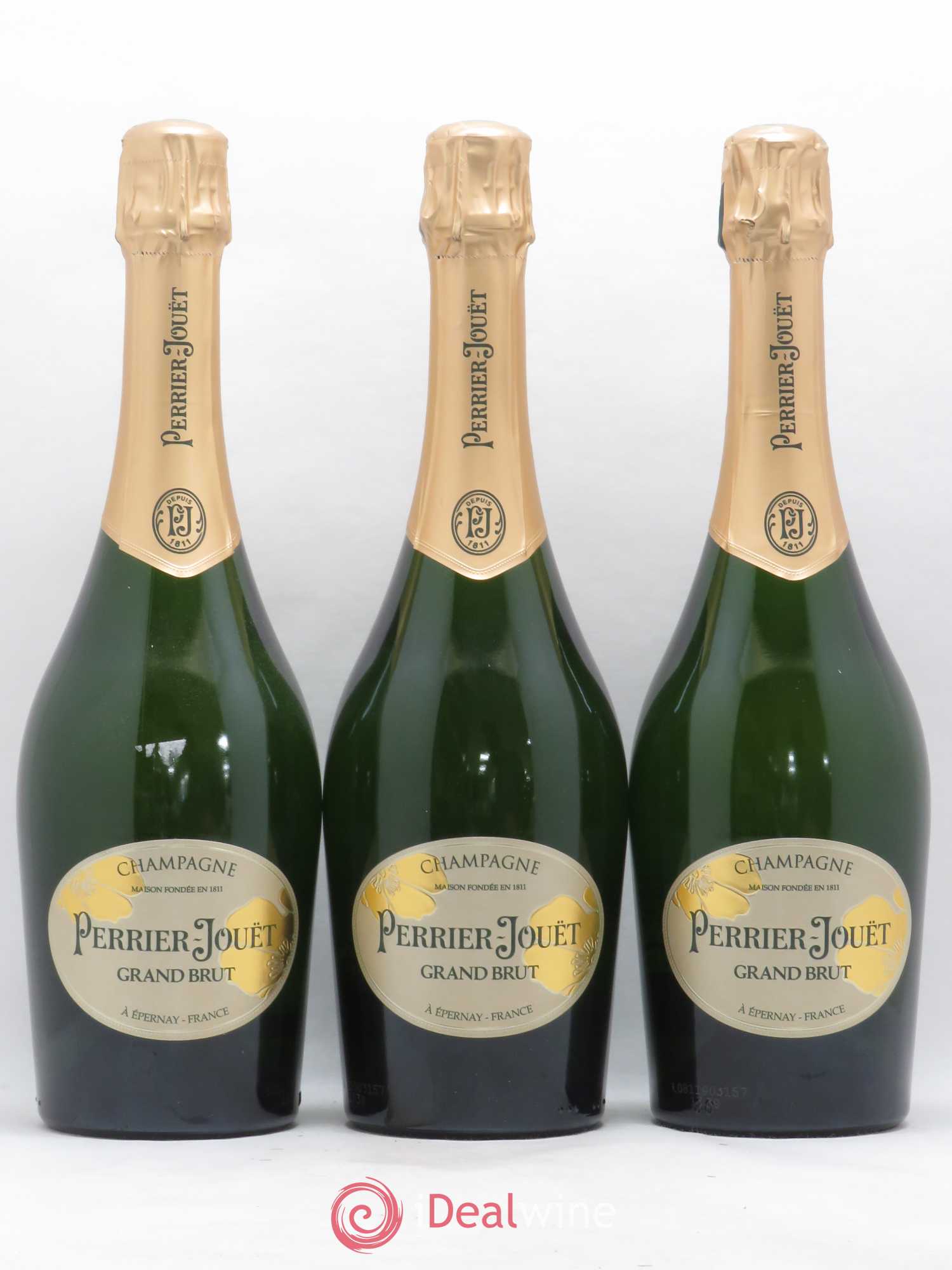 Grand Brut Perrier-Jouët - Lot de 3 bouteilles - 0