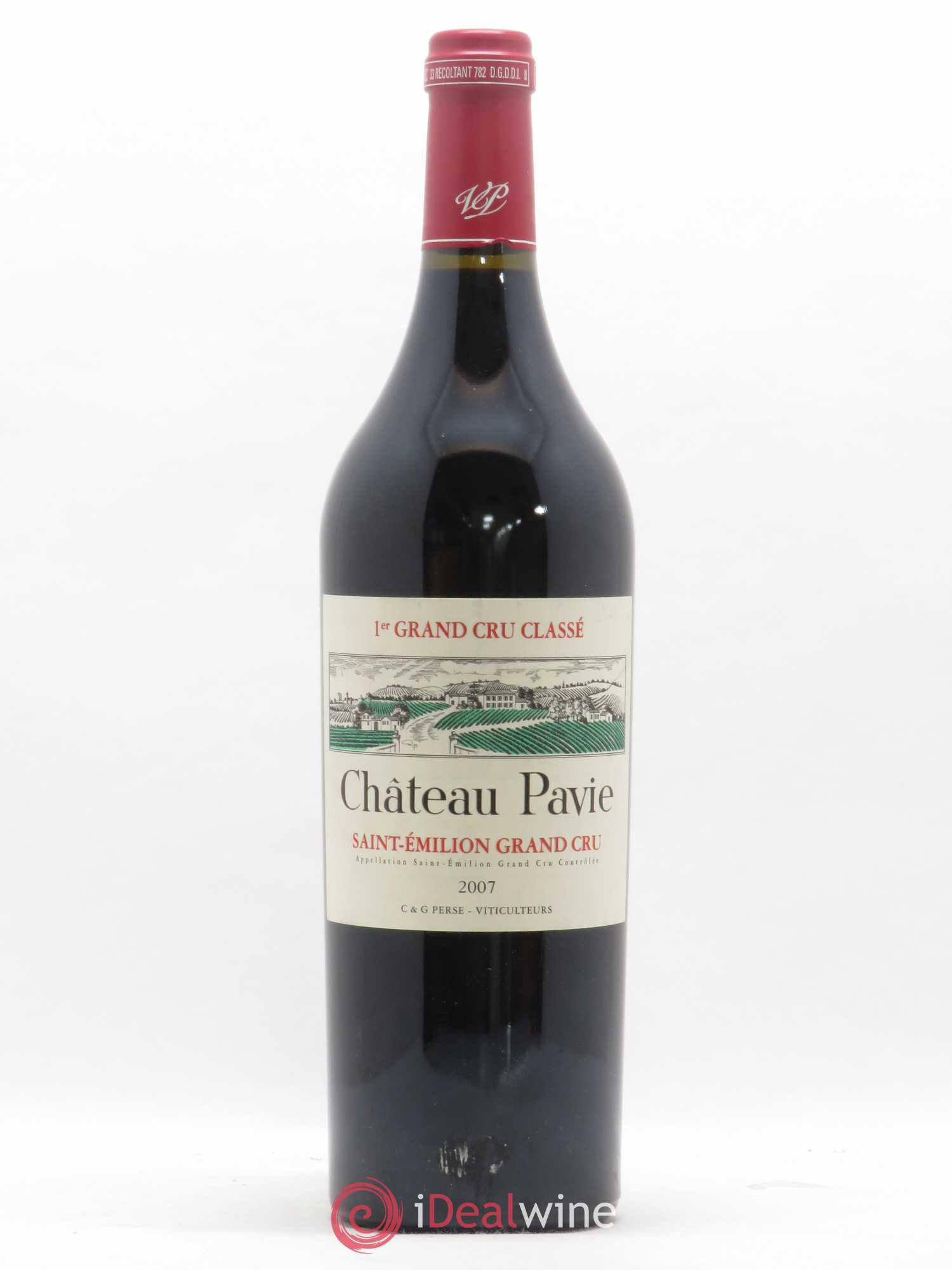 Château Pavie 1er Grand Cru Classé A 2007 - Lot de 1 bouteille - 0