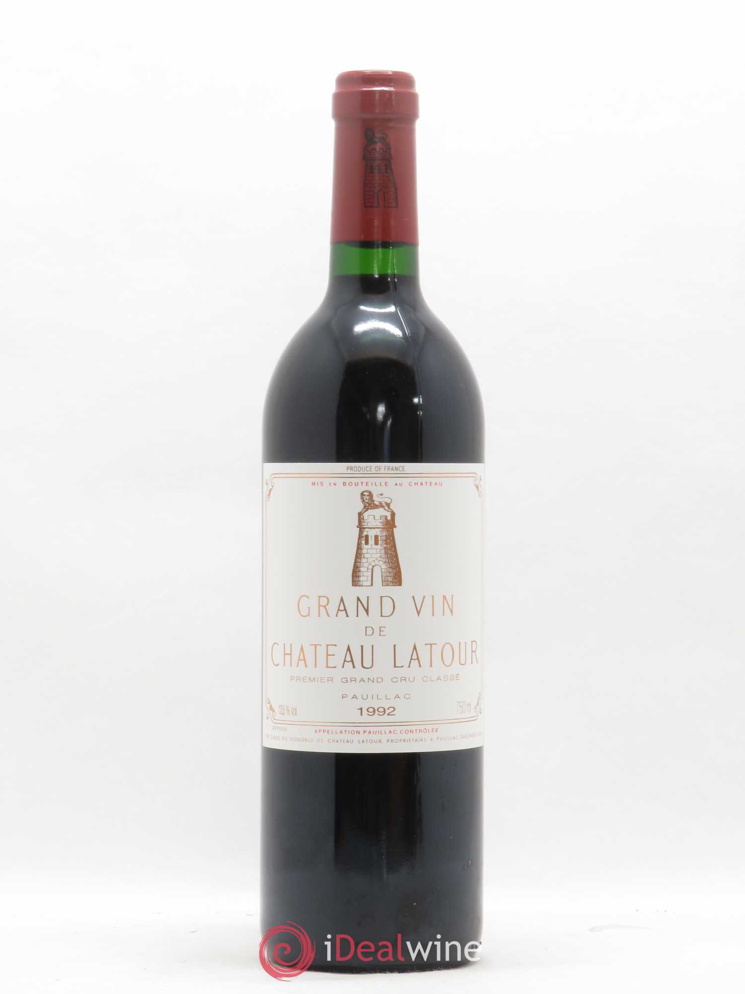 Château Latour 1er Grand Cru Classé 1992 - Lot de 1 bouteille - 0