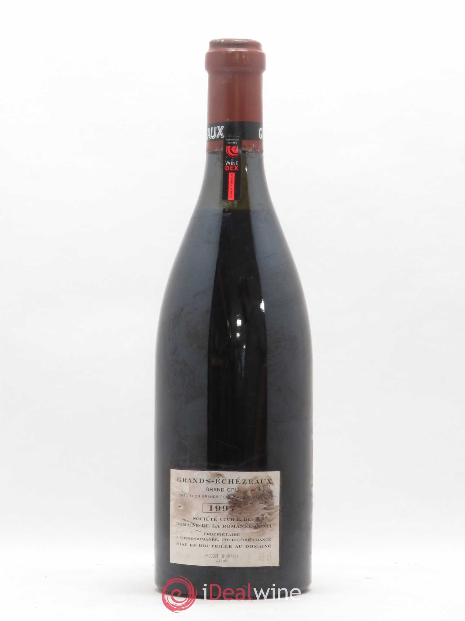 Grands-Echezeaux Grand Cru Domaine de la Romanée-Conti 1997 - Lot de 1 bouteille - 1