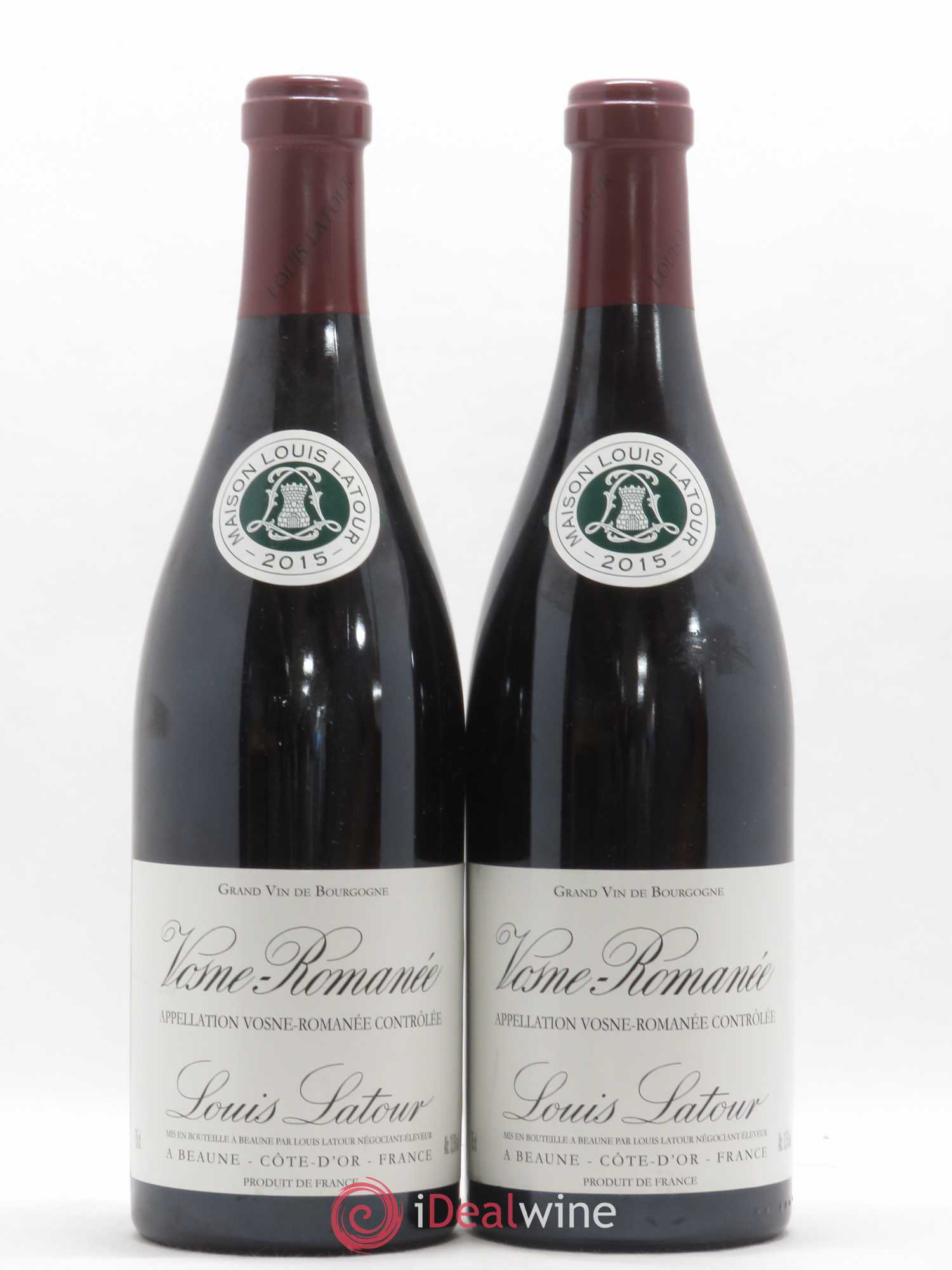 Vosne-Romanée Louis Latour 2015 - Lot de 2 bouteilles - 0