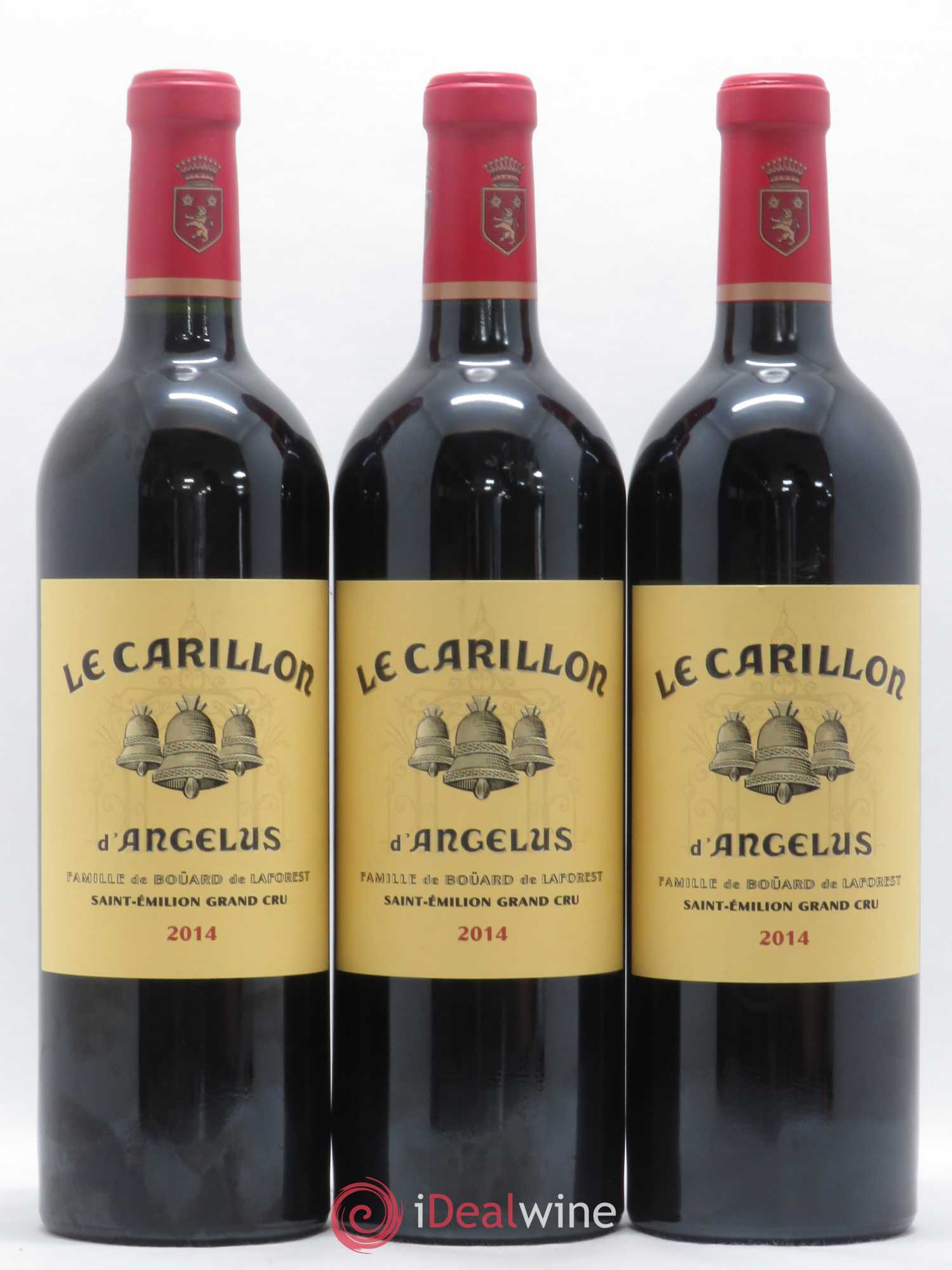 Le Carillon de l'Angélus Second Vin 2014 - Lot de 3 bouteilles - 0