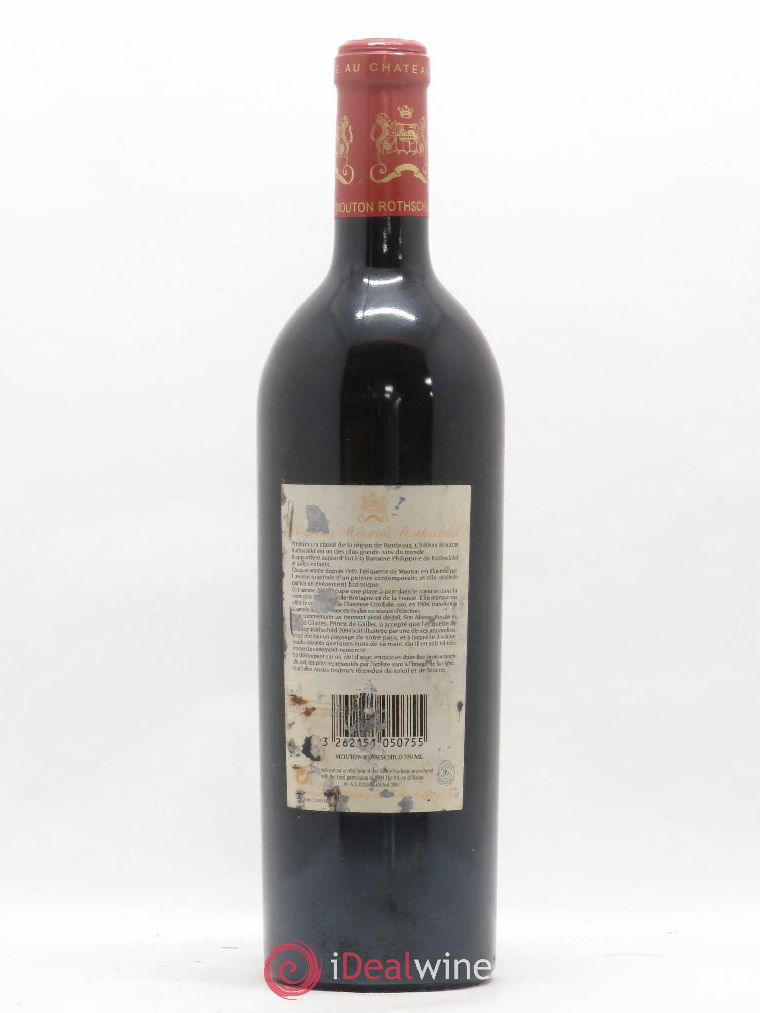 Château Mouton Rothschild 1er Grand Cru Classé 2004 - Lot de 1 bouteille - 1