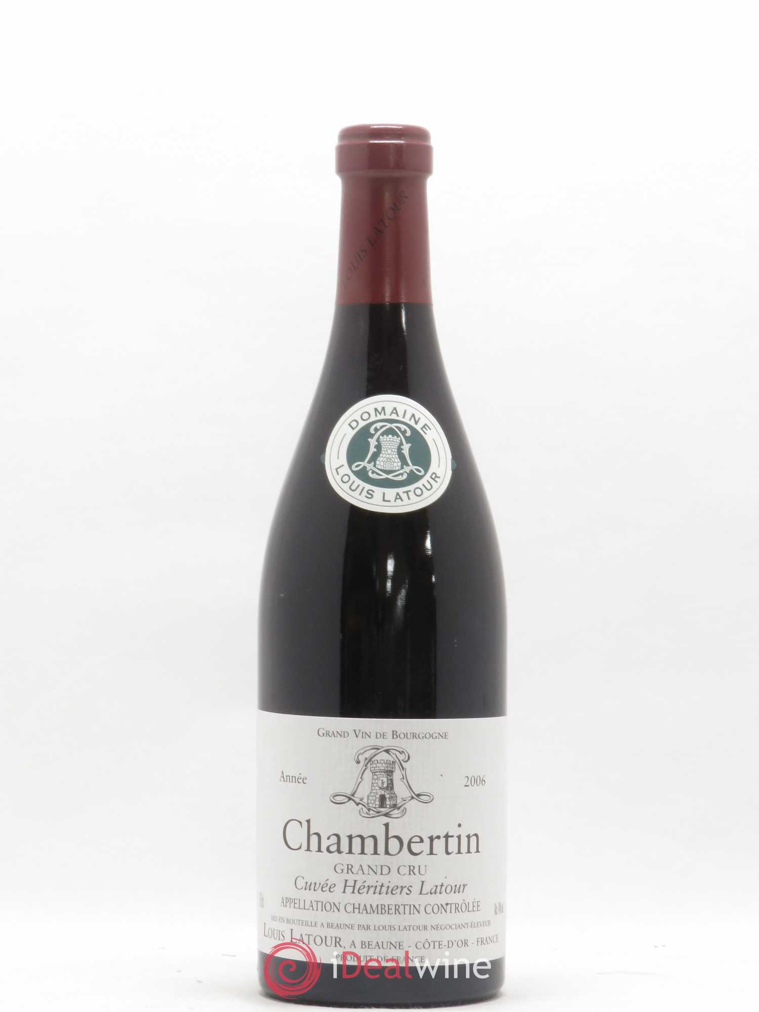 Chambertin Grand Cru Cuvée Héritiers Latour Louis Latour 2006 - Lot de 1 bouteille - 0