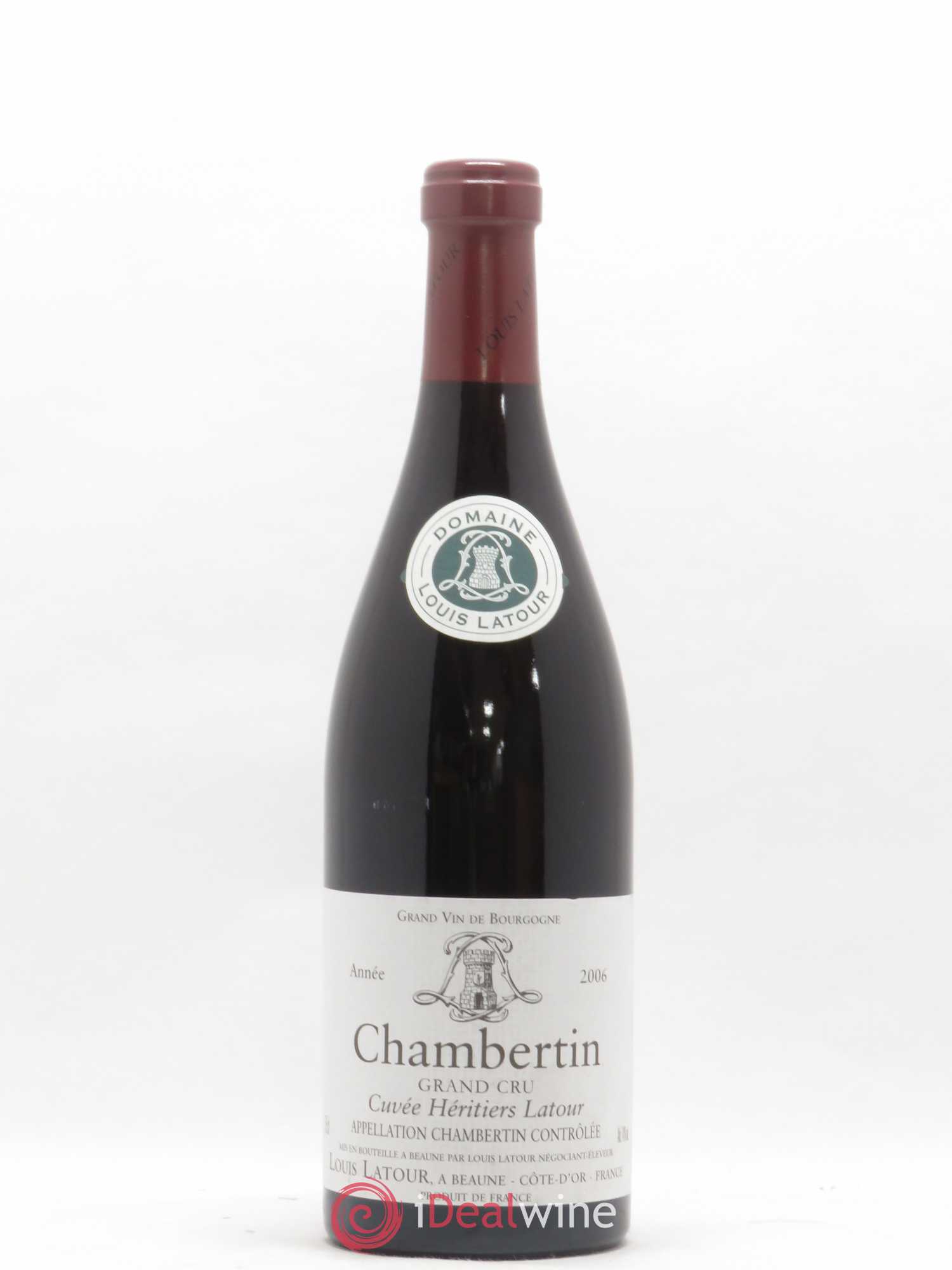 Chambertin Grand Cru Cuvée Héritiers Latour Louis Latour 2006 - Lot de 1 bouteille - 0
