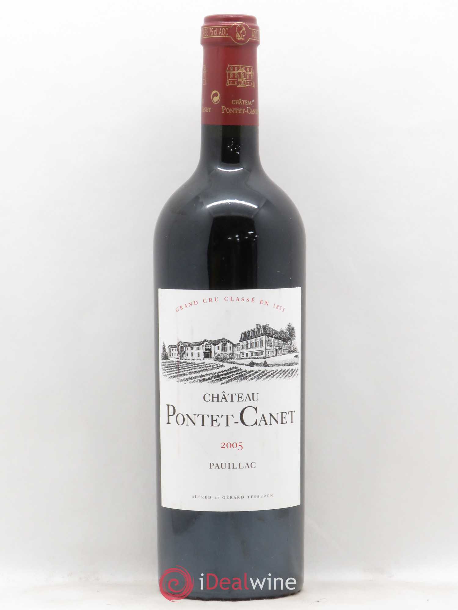 Château Pontet Canet 5ème Grand Cru Classé 2005 - Lot de 1 bouteille - 0