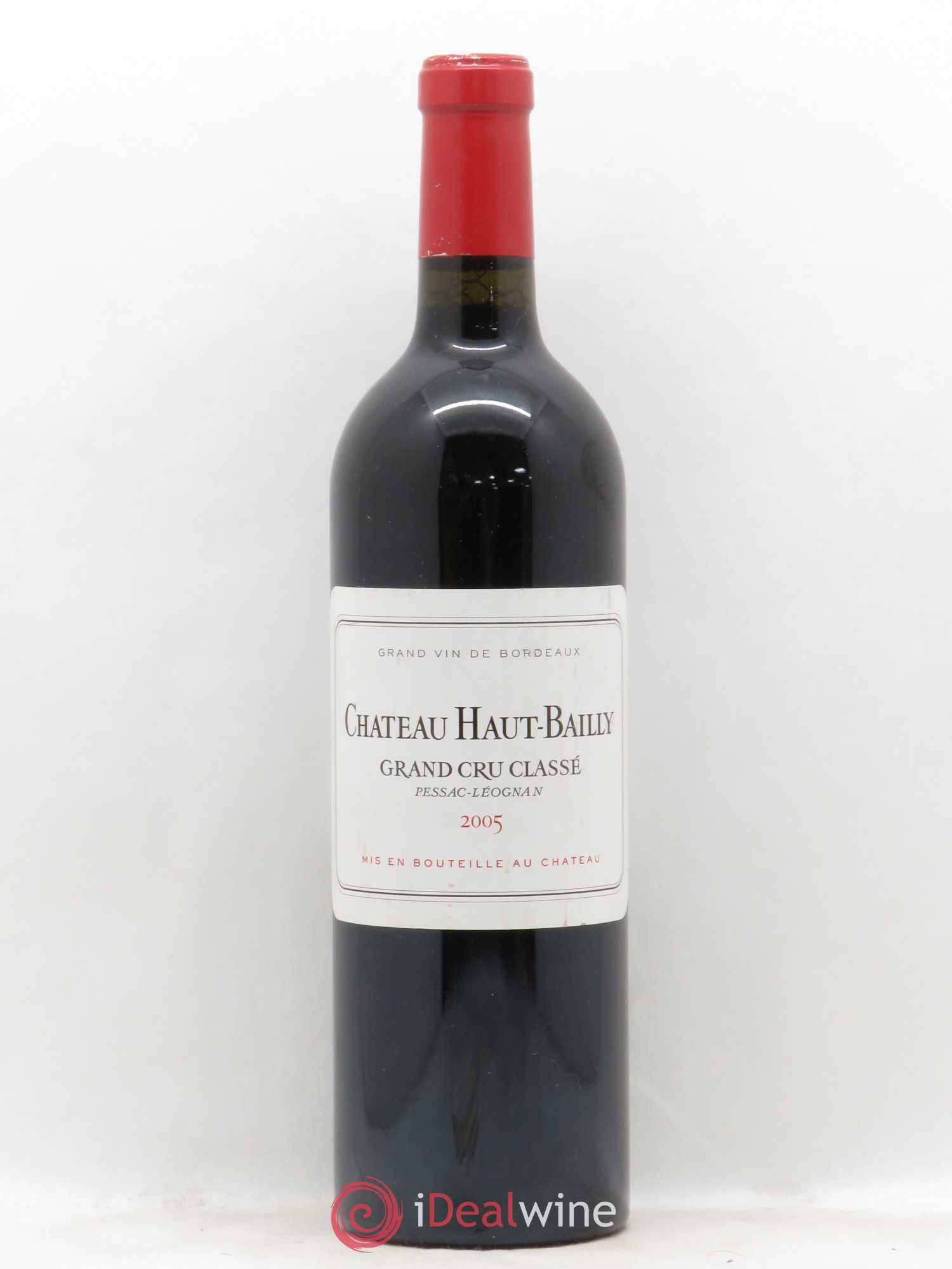 Château Haut-Bailly Cru Classé de Graves 2005 - Lot de 1 bouteille - 0