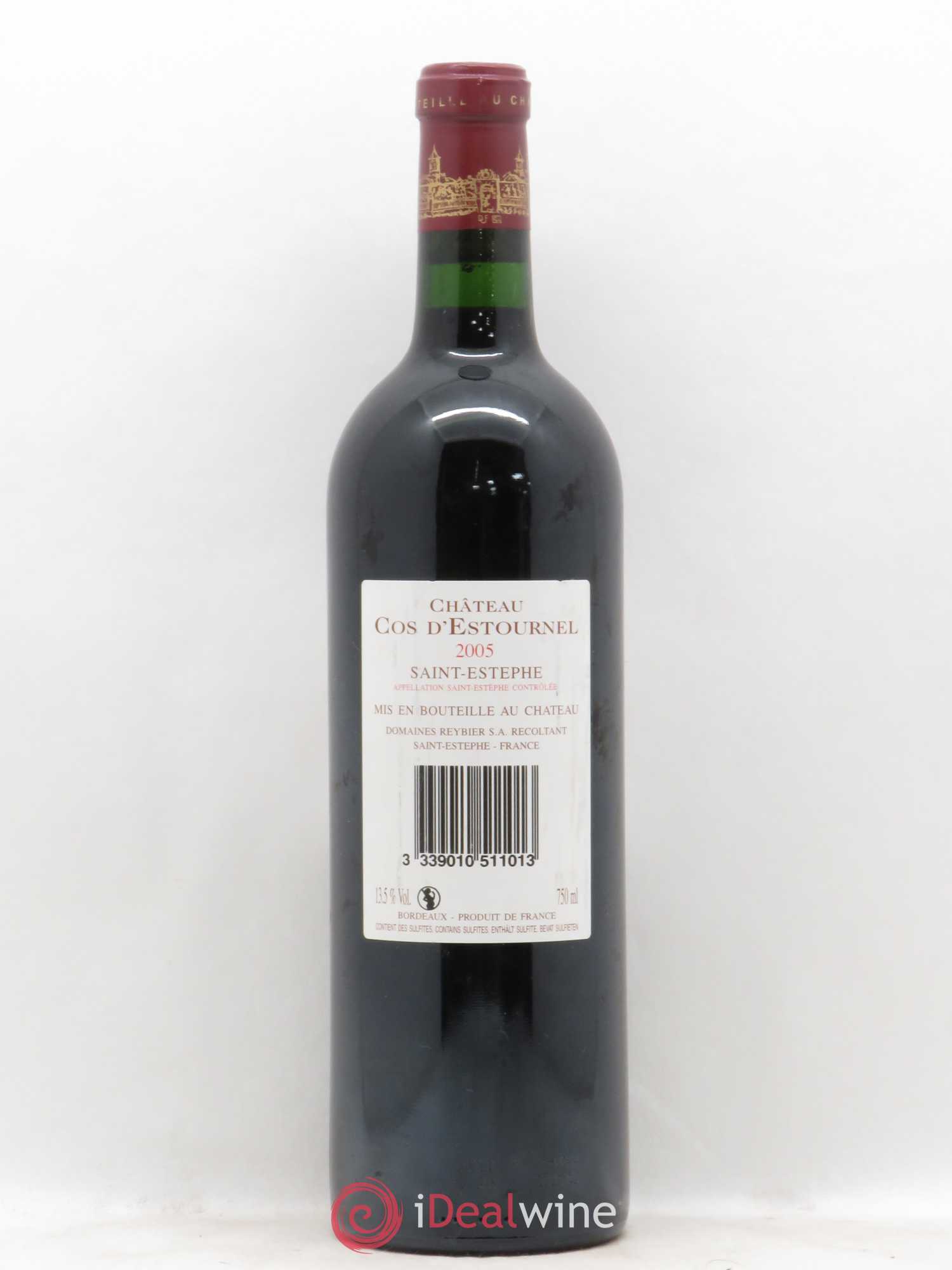 Cos d'Estournel 2ème Grand Cru Classé 2005 - Lot de 1 bouteille - 1
