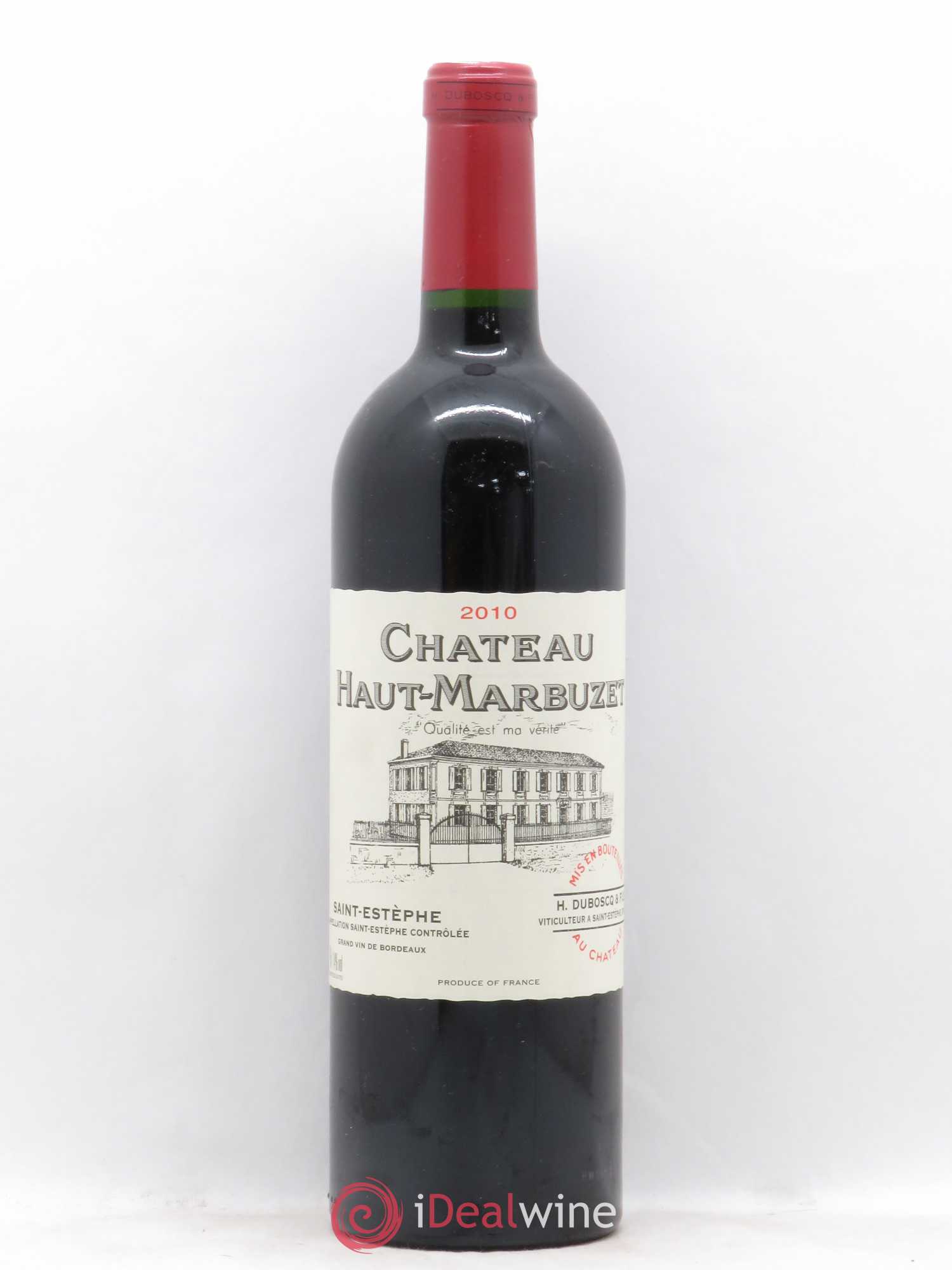 Château Haut Marbuzet 2010 - Lot de 1 bouteille - 0
