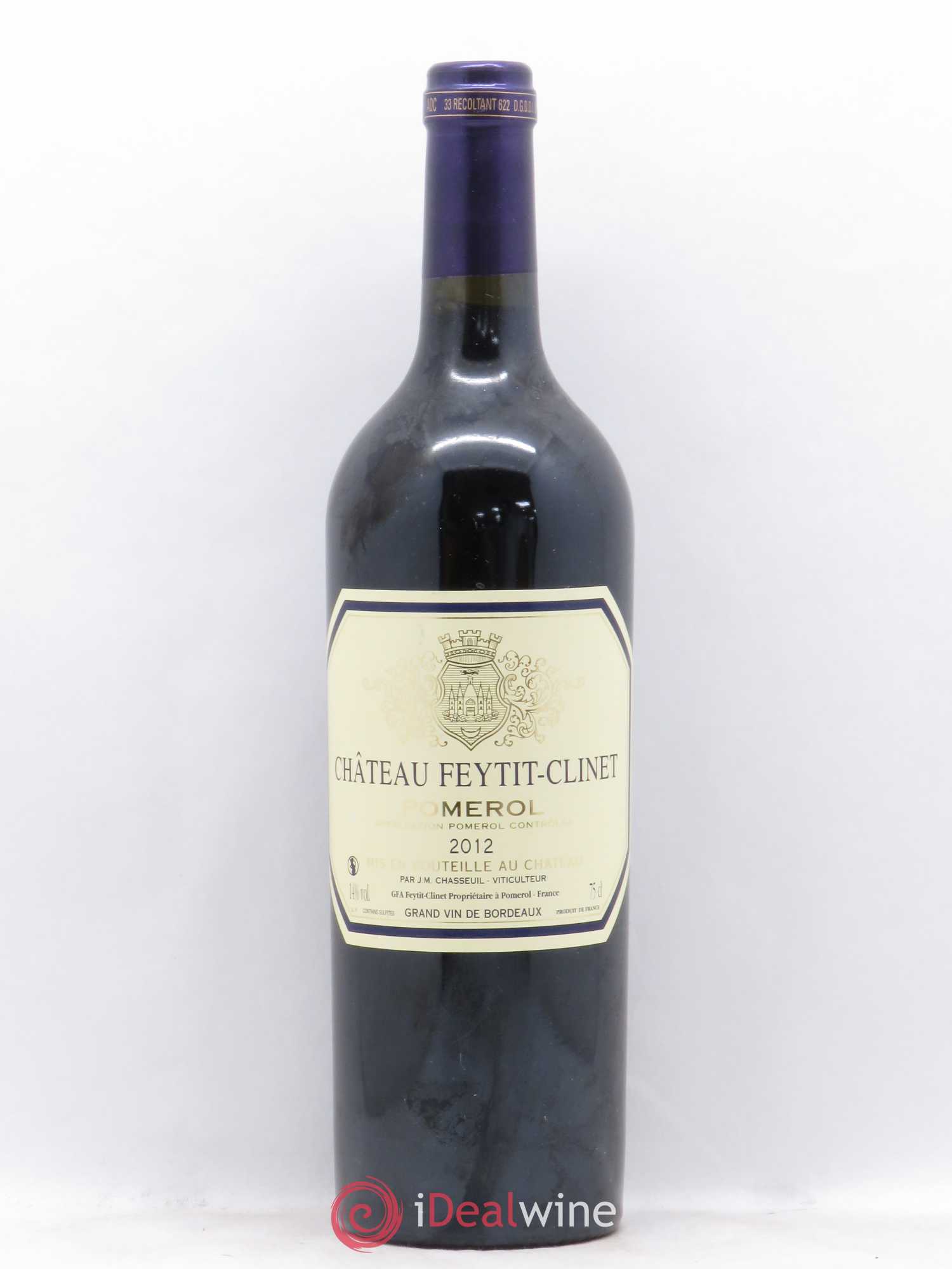 Château Feytit-Clinet 2012 - Lot de 1 bouteille - 0