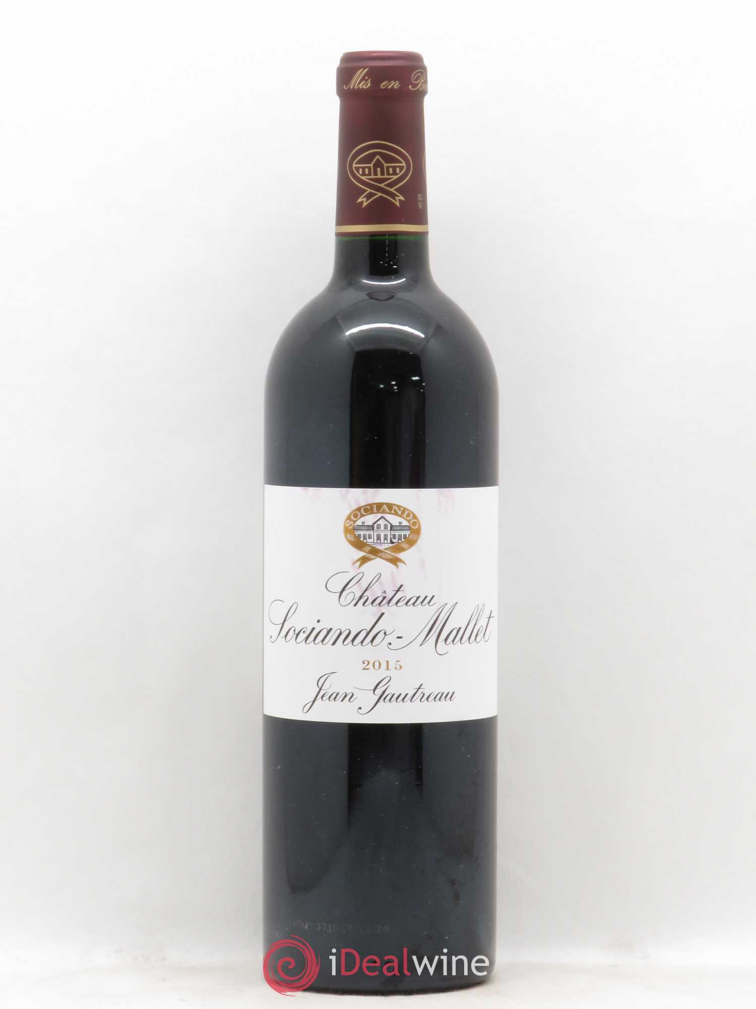 Château Sociando Mallet 2015 - Lot de 1 bouteille - 0