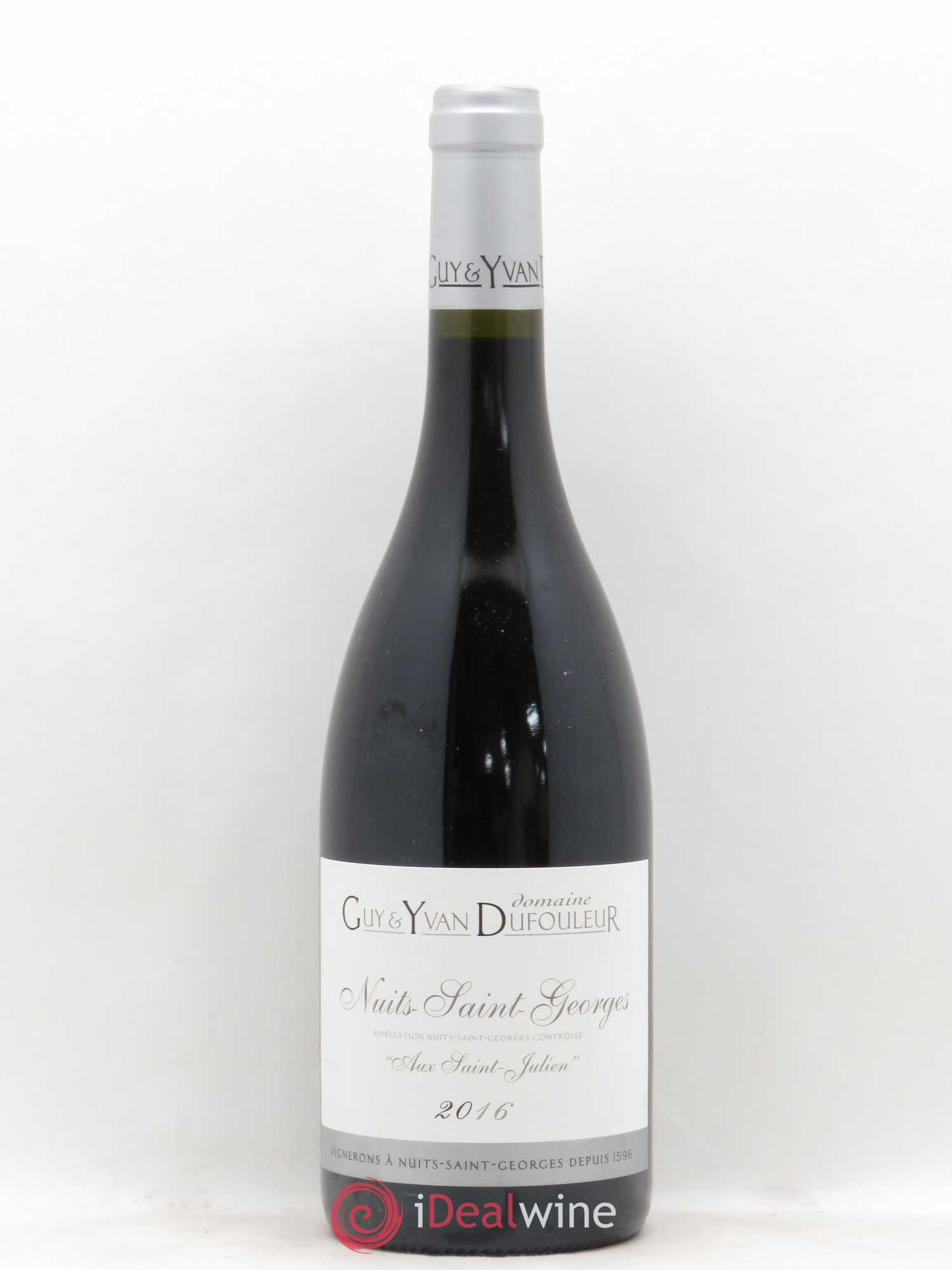 Nuits-Saint-Georges Aux Saint Julien Domaine Guy & Yvan Dufouleur 2016 - Lot de 1 bouteille - 0