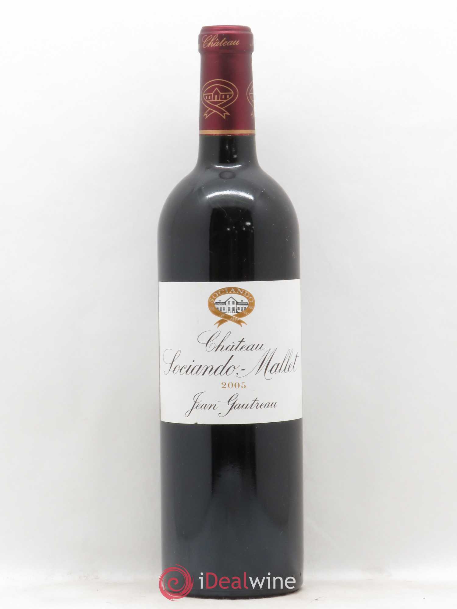 Château Sociando Mallet 2005 - Lot de 1 bouteille - 0