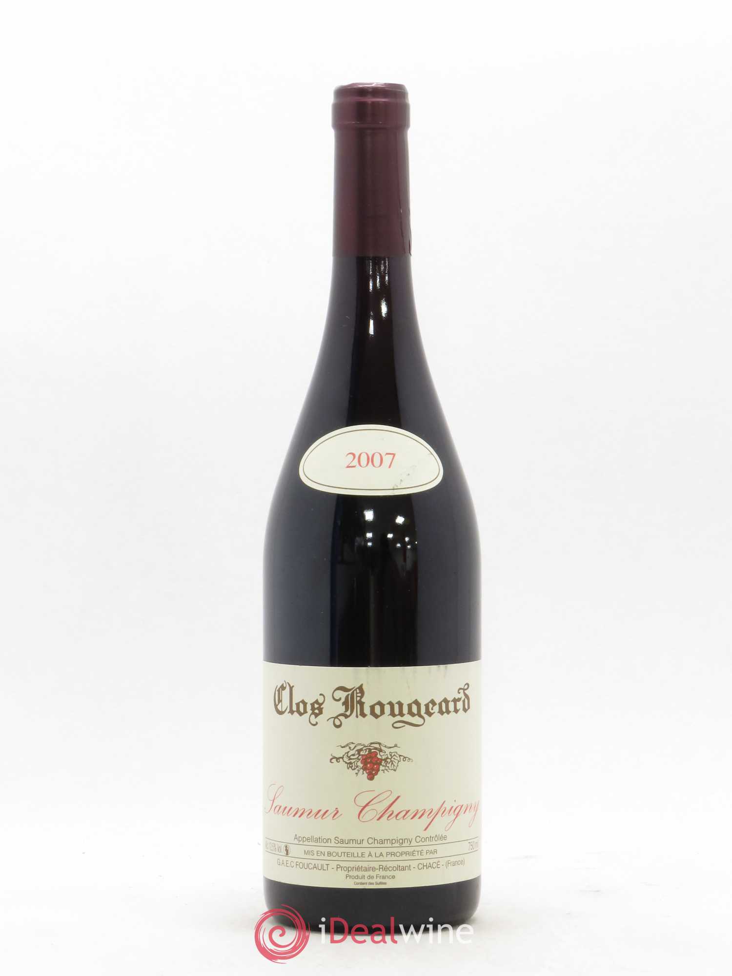 Saumur-Champigny Clos Rougeard 2007 - Lot de 1 bouteille - 0