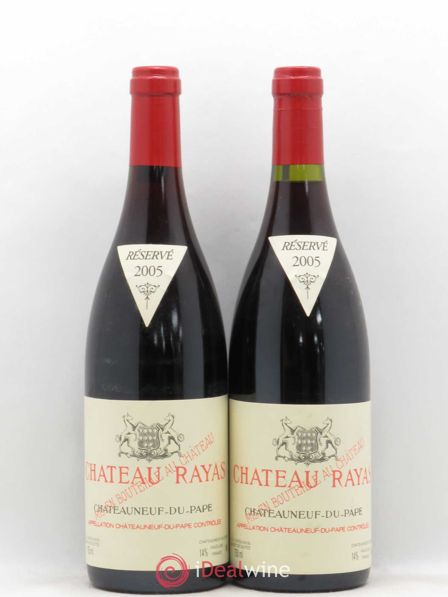 Châteauneuf-du-Pape Château Rayas Emmanuel Reynaud 2005 - Lot de 2 bouteilles - 0