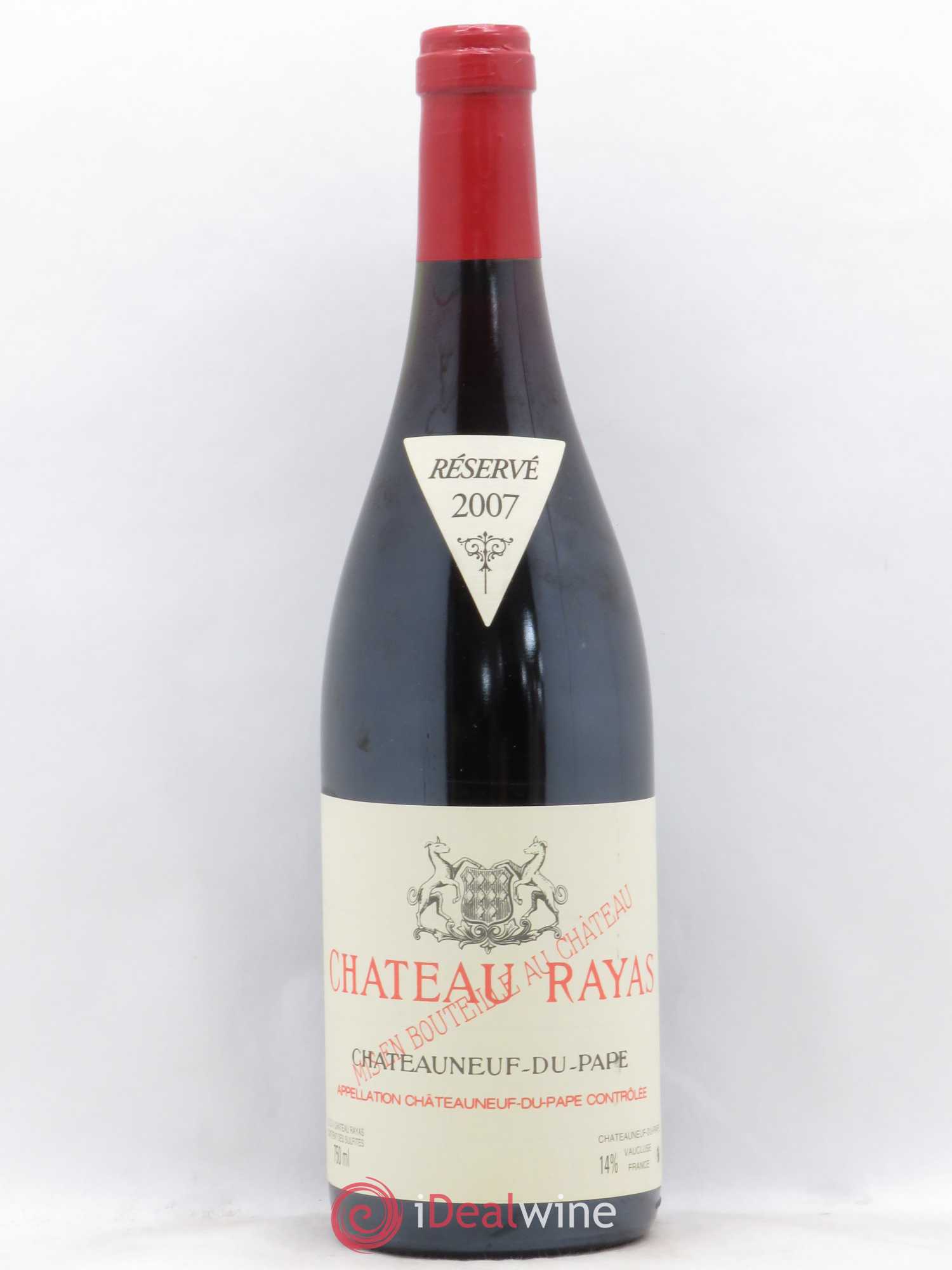 Châteauneuf-du-Pape Château Rayas Emmanuel Reynaud 2007 - Lot de 1 bouteille - 0