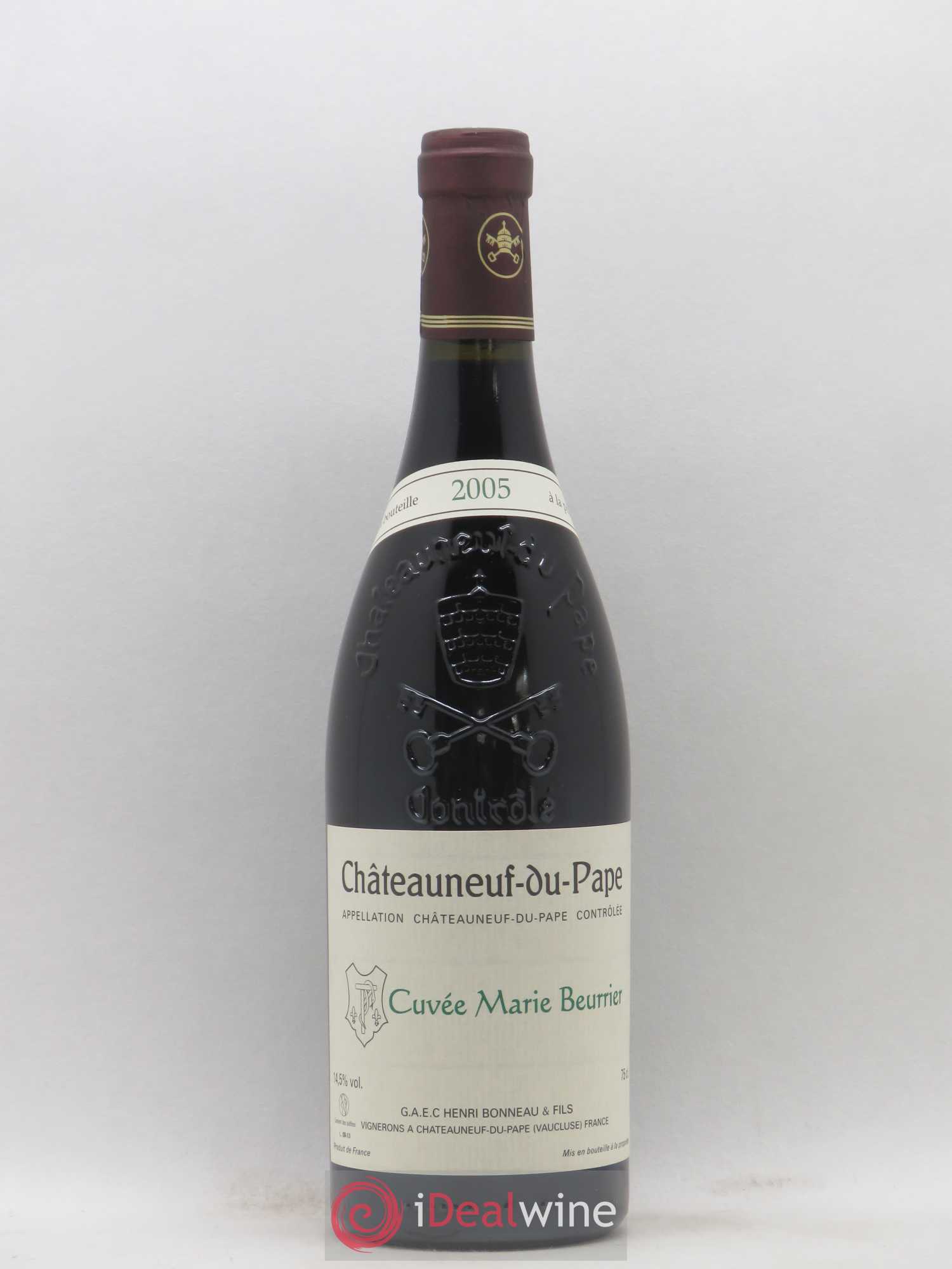 Châteauneuf-du-Pape Marie Beurrier Henri Bonneau & Fils 2005 - Lot de 1 bouteille - 0