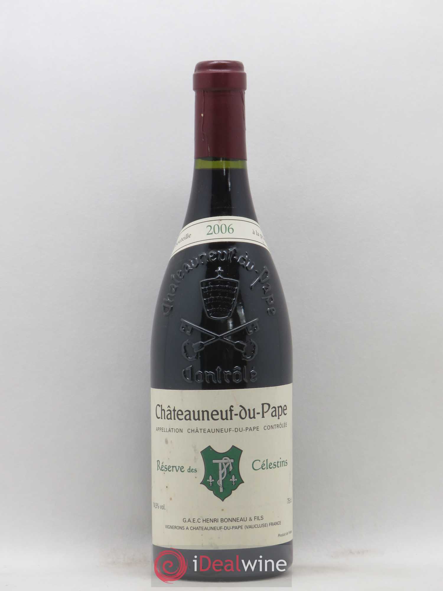 Châteauneuf-du-Pape Réserve des Célestins Henri Bonneau & Fils 2006 - Lot de 1 bouteille - 0