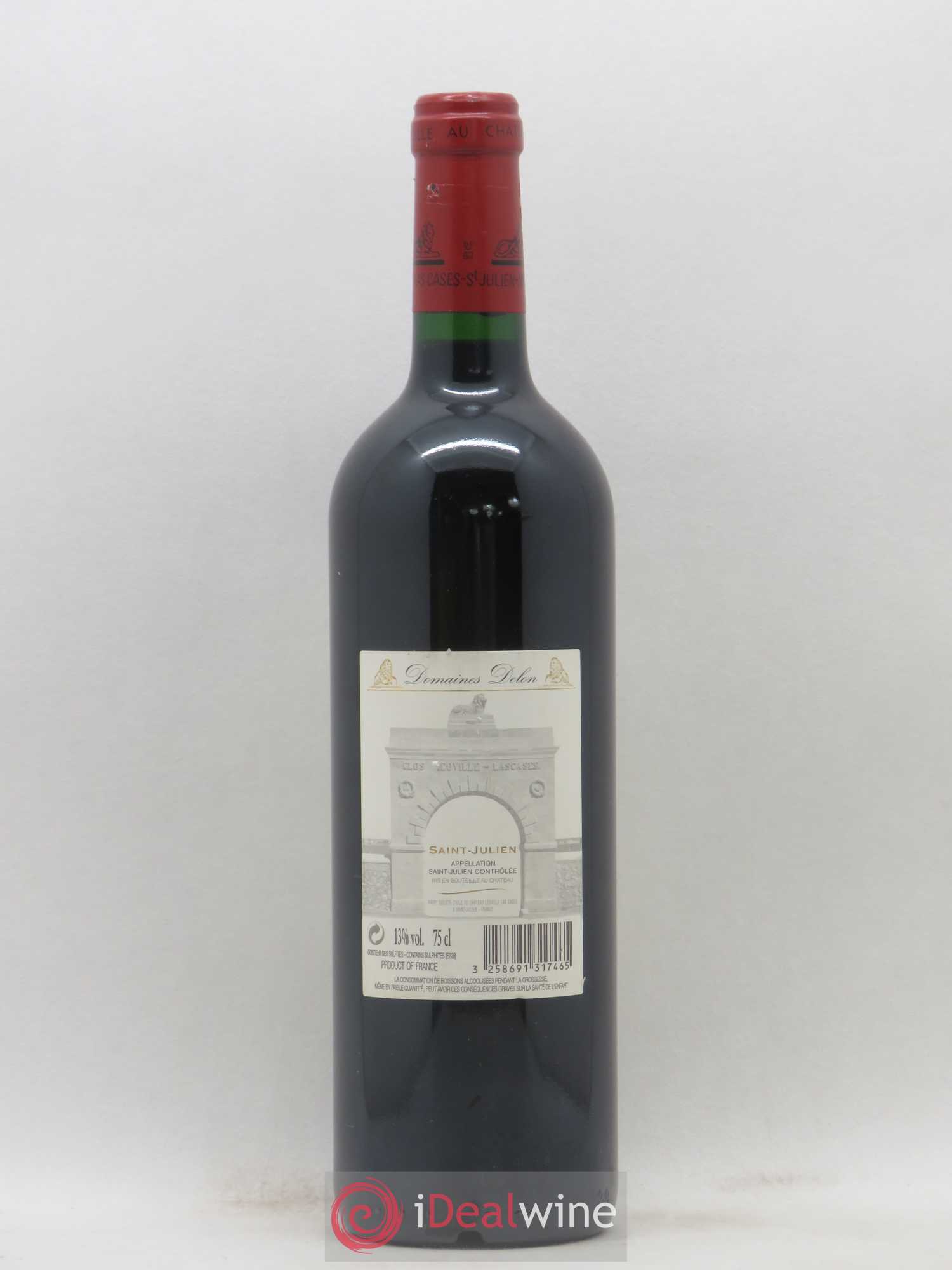 Château Léoville Las Cases 2ème Grand Cru Classé 2006 - Lot de 1 bouteille - 1